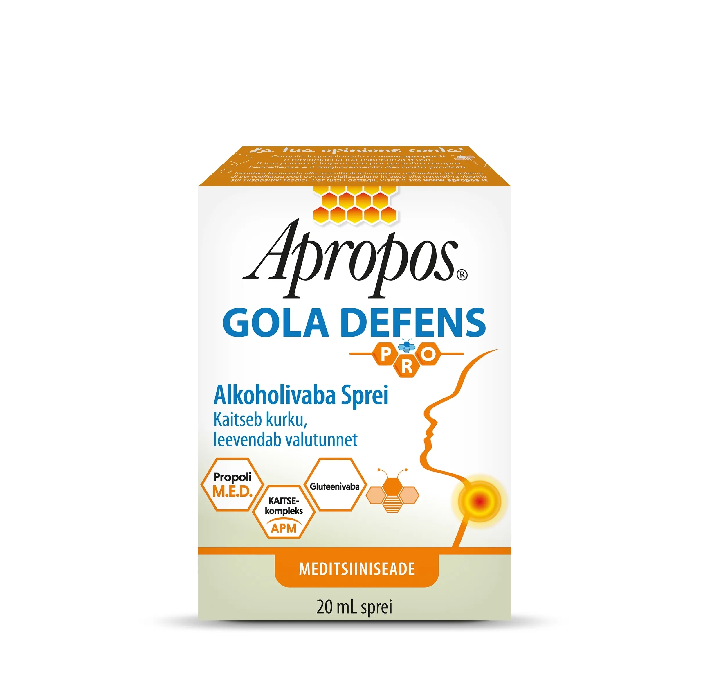 APROPOS GOLA DEFENS KURGUSPREI LASTELE 20ML - Tootepilt 