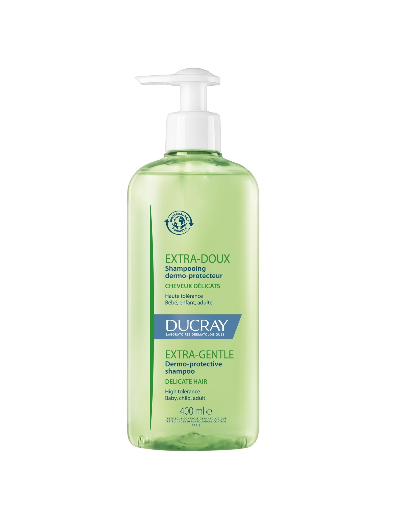 DUCRAY EXTRA-GENTLE SHAMPOON ERITI ÕRN 400ML - Tootepilt 