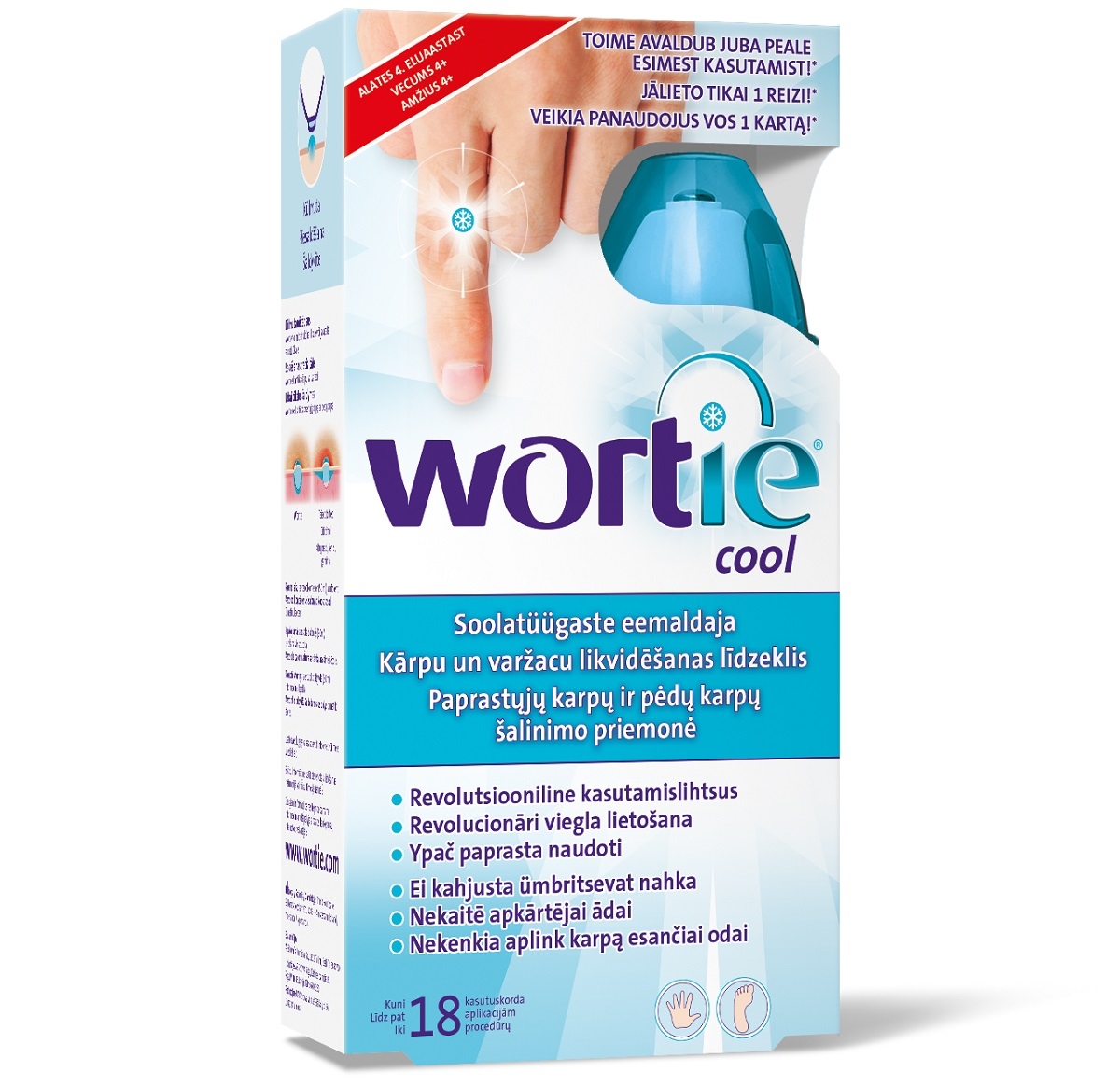 WORTIE SOOLATÜÜGASTE EEMALDAJA 50ML - Tootepilt 