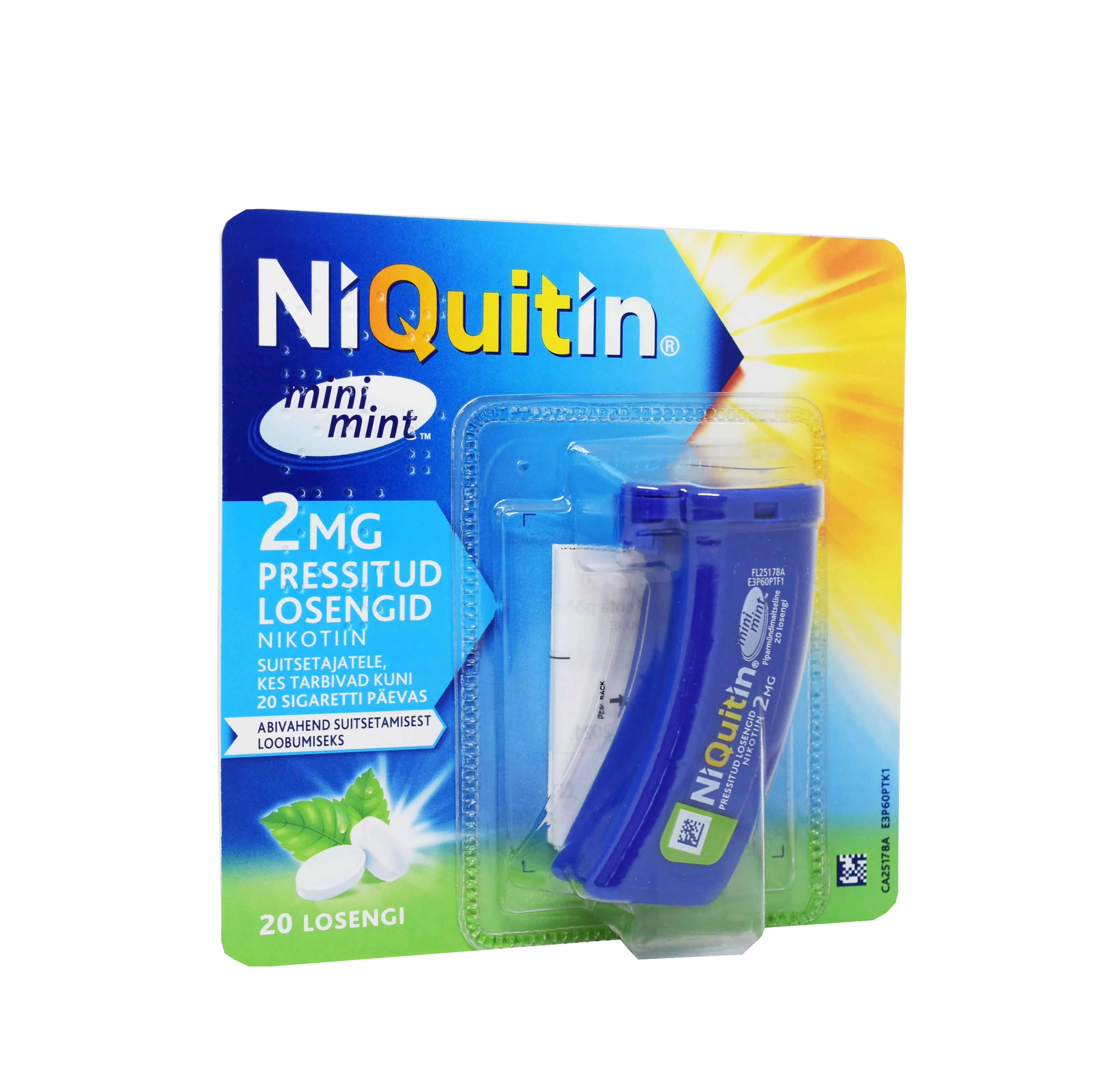 NIQUITIN MINI MINT LOSENG 2MG N20 - Tootepilt 