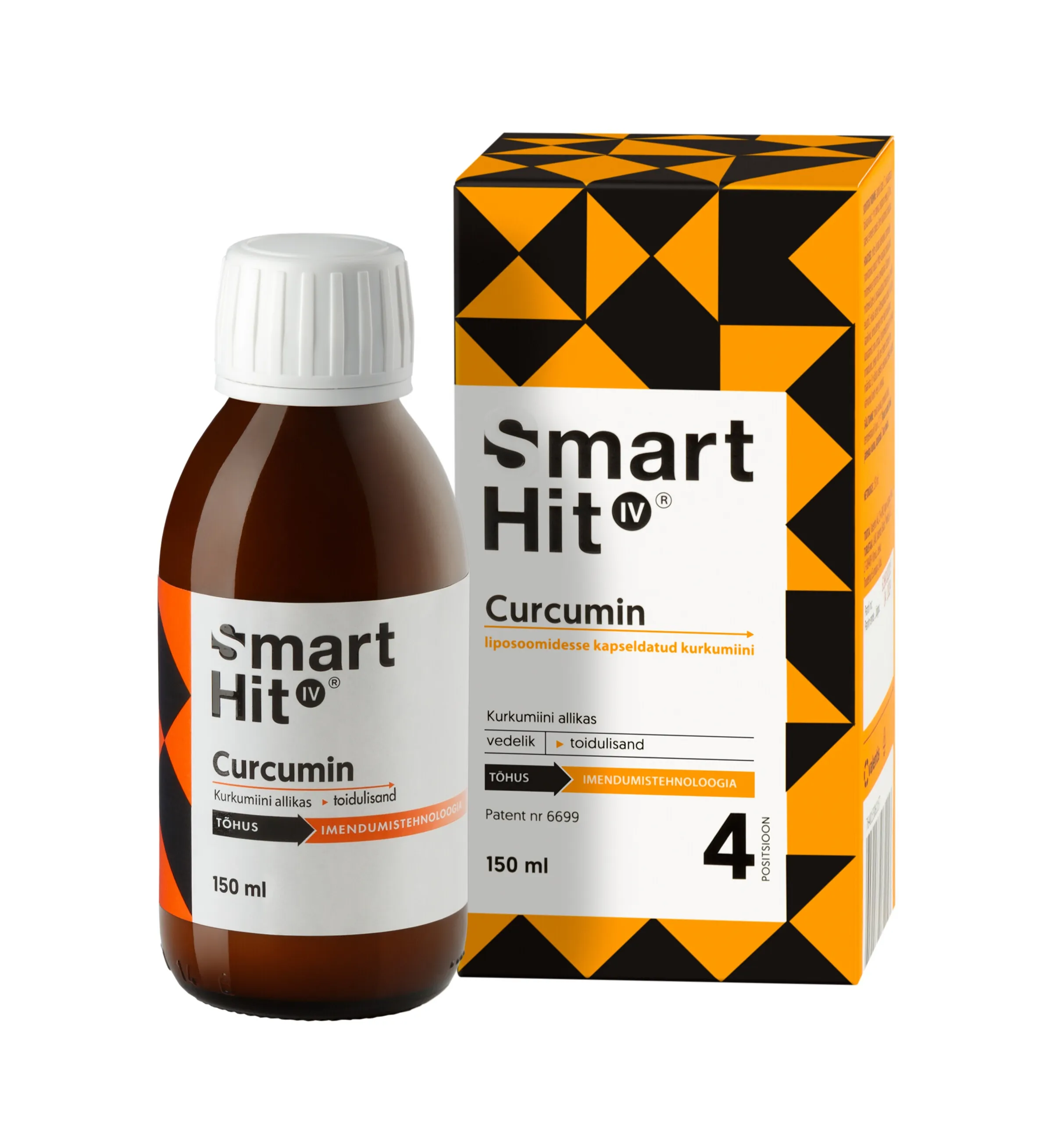SMARTHIT IV CURCUMIN LIPOSOOMNE 150ML - Tootepilt 