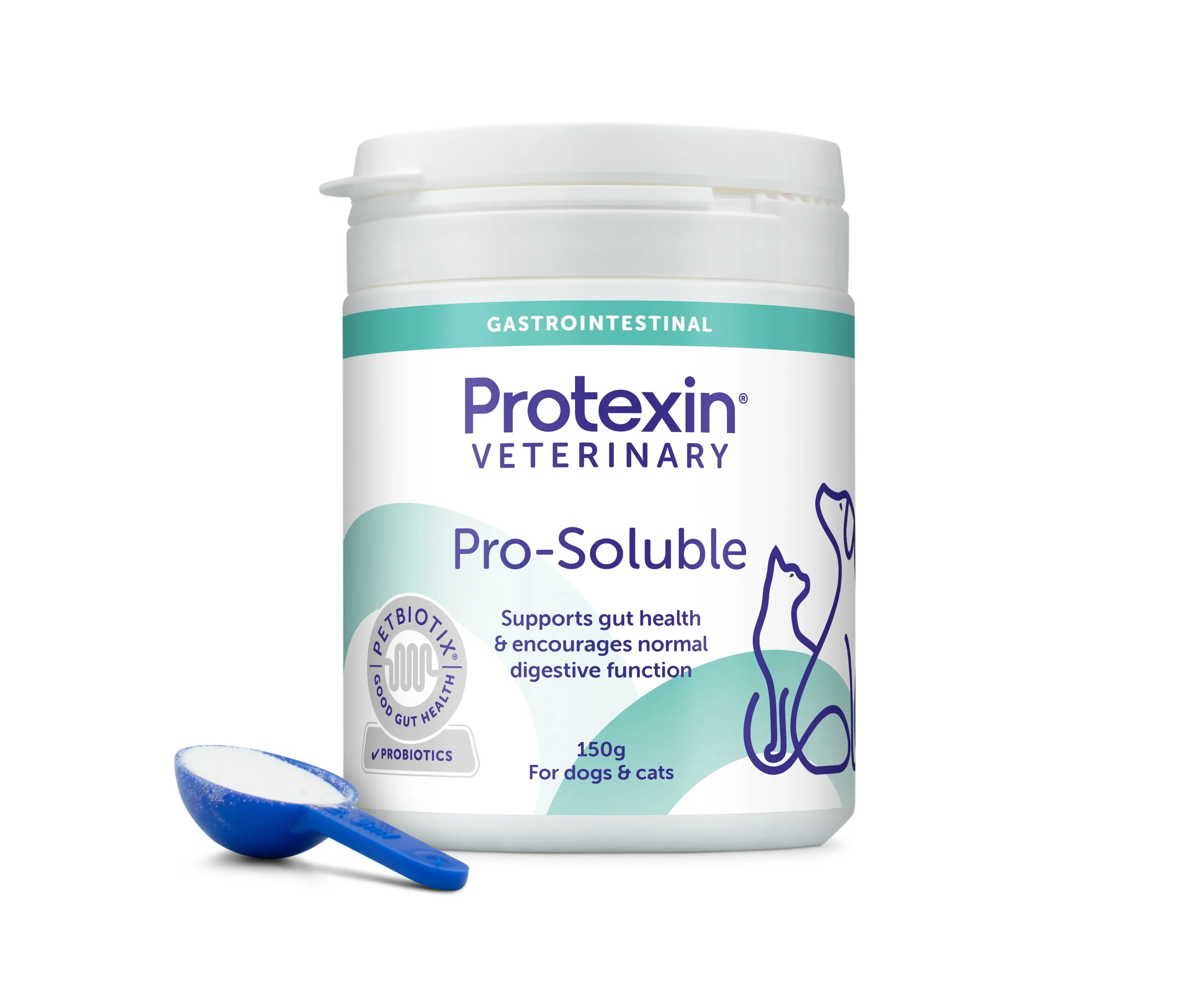 PROTEXIN PRO-SOLUBLE DOGS AND CATS 150G - Tootepilt 