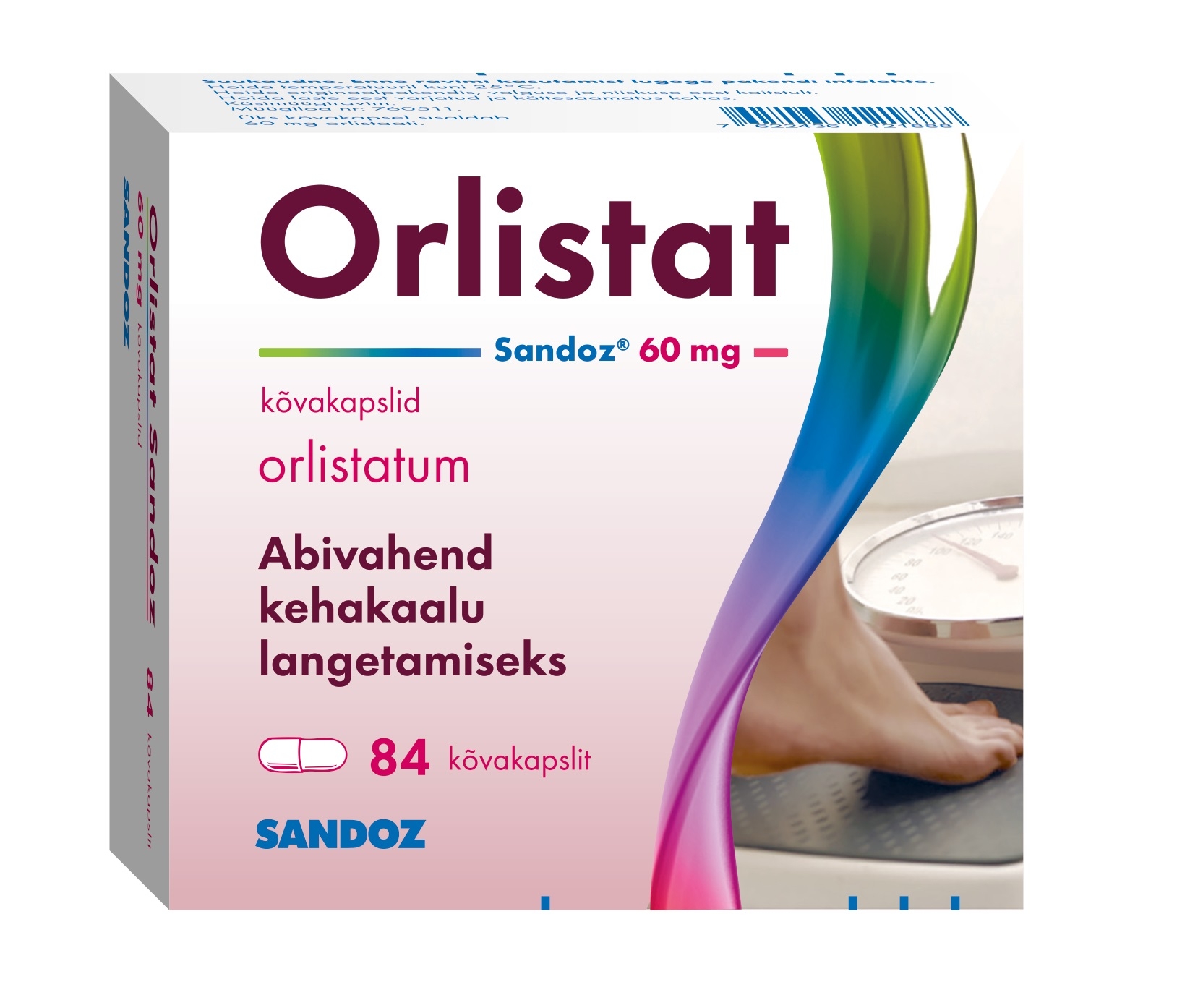 ORLISTAT SANDOZ KÕVAKAPSEL 60MG N84 - Tootepilt 4