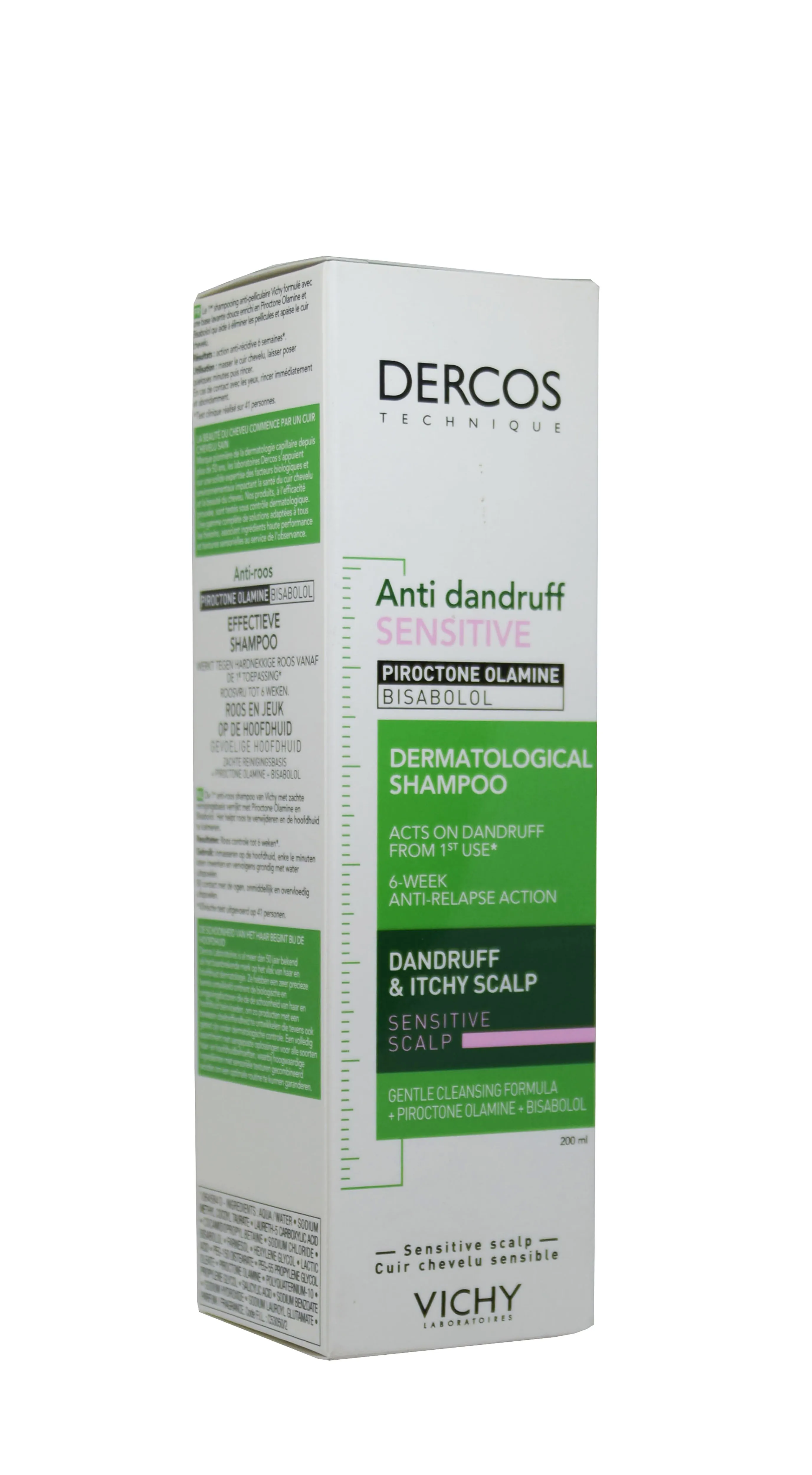 VICHY DERCOS SHAMPOON KÕÕMAVASTANE KUIVADELE JUUSTELE 200ML - Tootepilt 