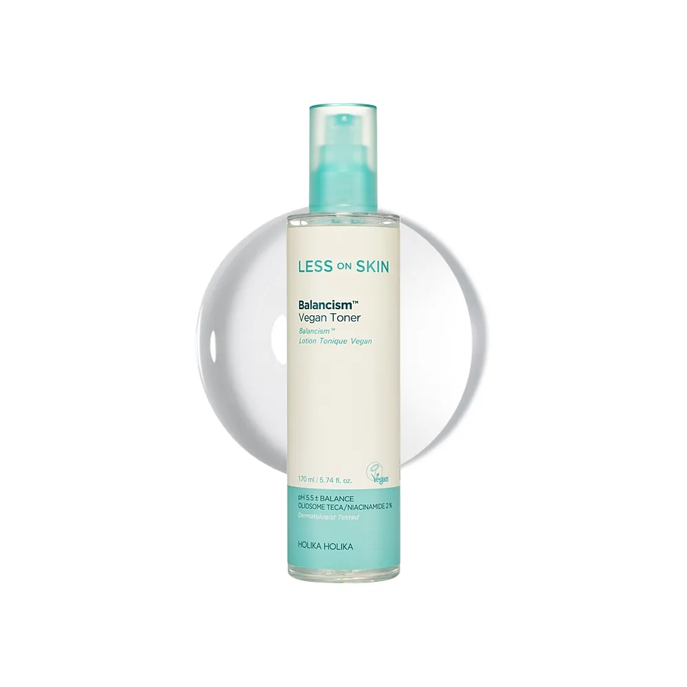 HOLIKA HOLIKA LESS ON SKIN BALANCISM VEGAN NÄOTOONIK 170ML - Tootepilt 