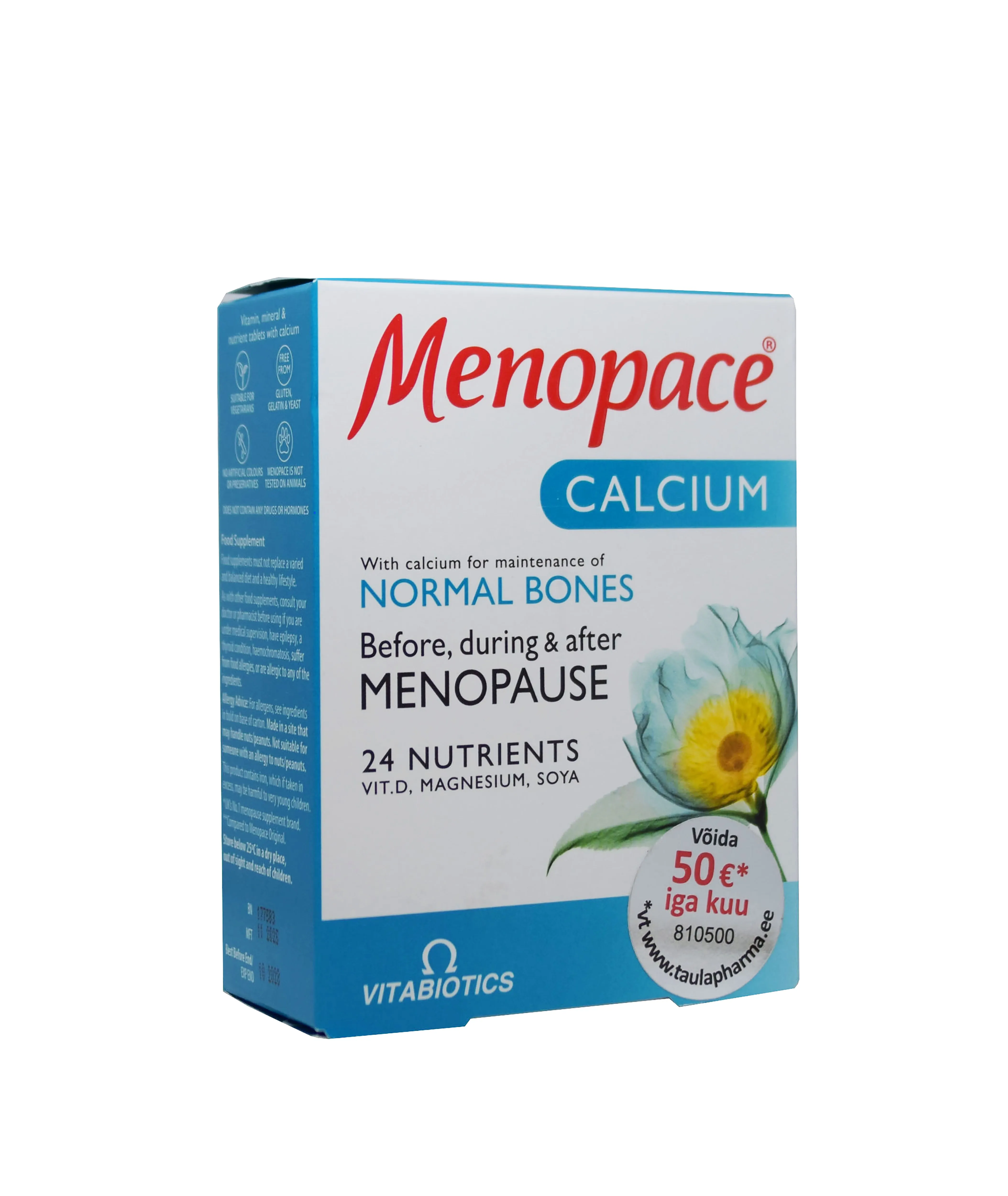 MENOPACE CALCIUM TBL N60 - Tootepilt 