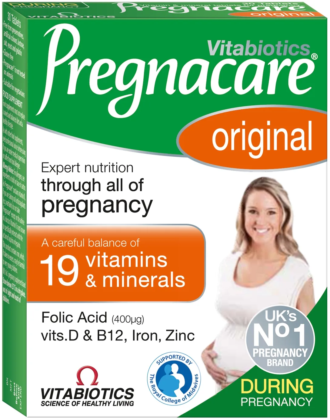 PREGNACARE TBL N30 - Tootepilt 