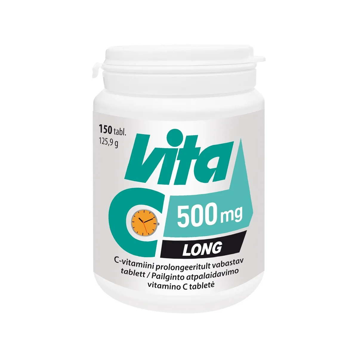 VITA C LONG TBL 500MG N150 - Tootepilt 