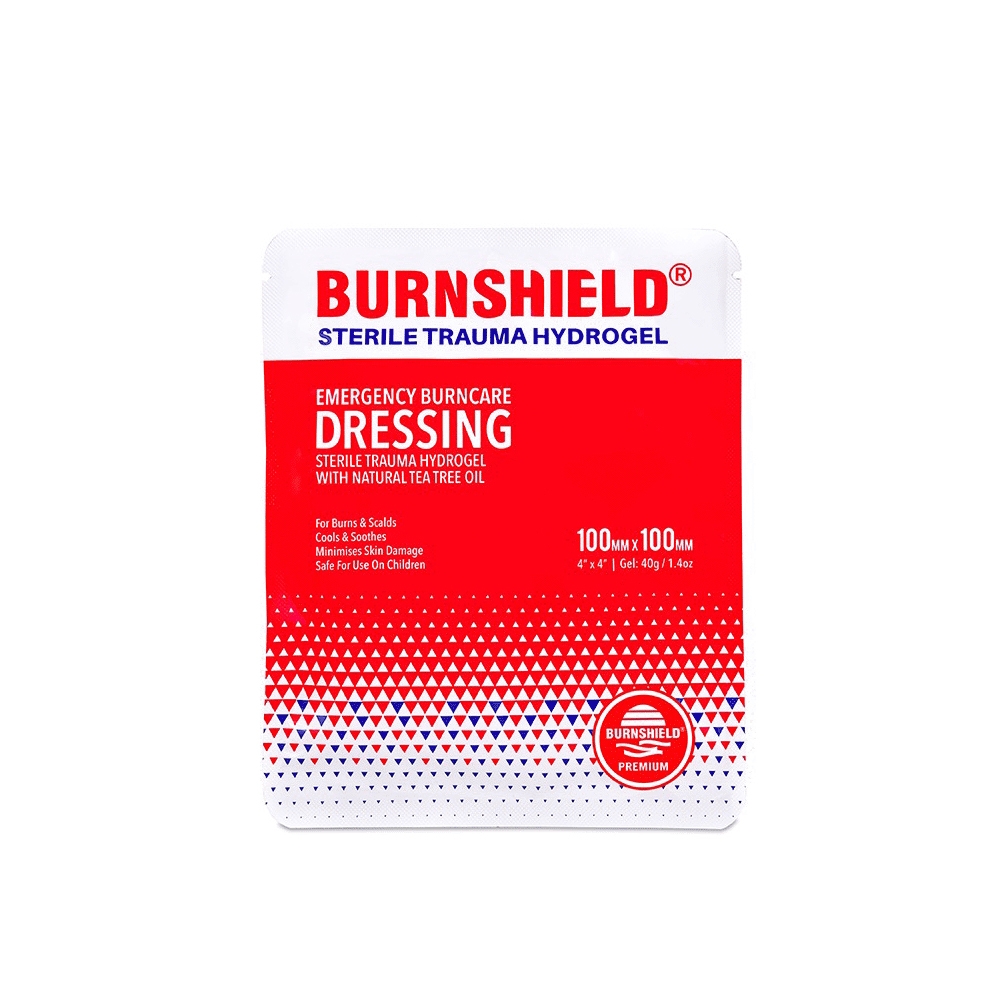 BURNSHIELD PÕLETUSSIDE GEELIGA STERIILNE 10X10CM - Tootepilt 