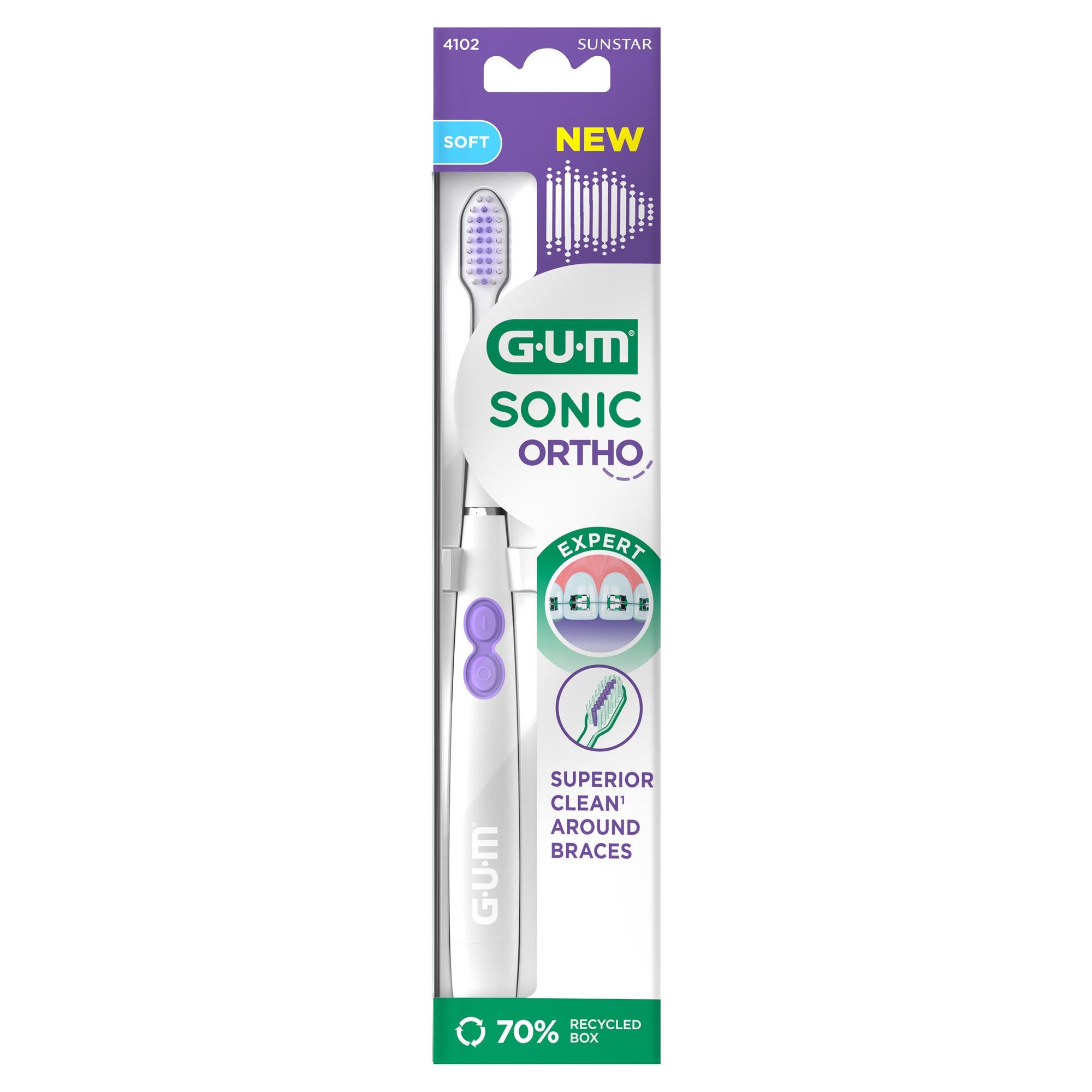 GUM ELEKTRILINE HAMBAHARI SONIC ORTHO N1 - Tootepilt 
