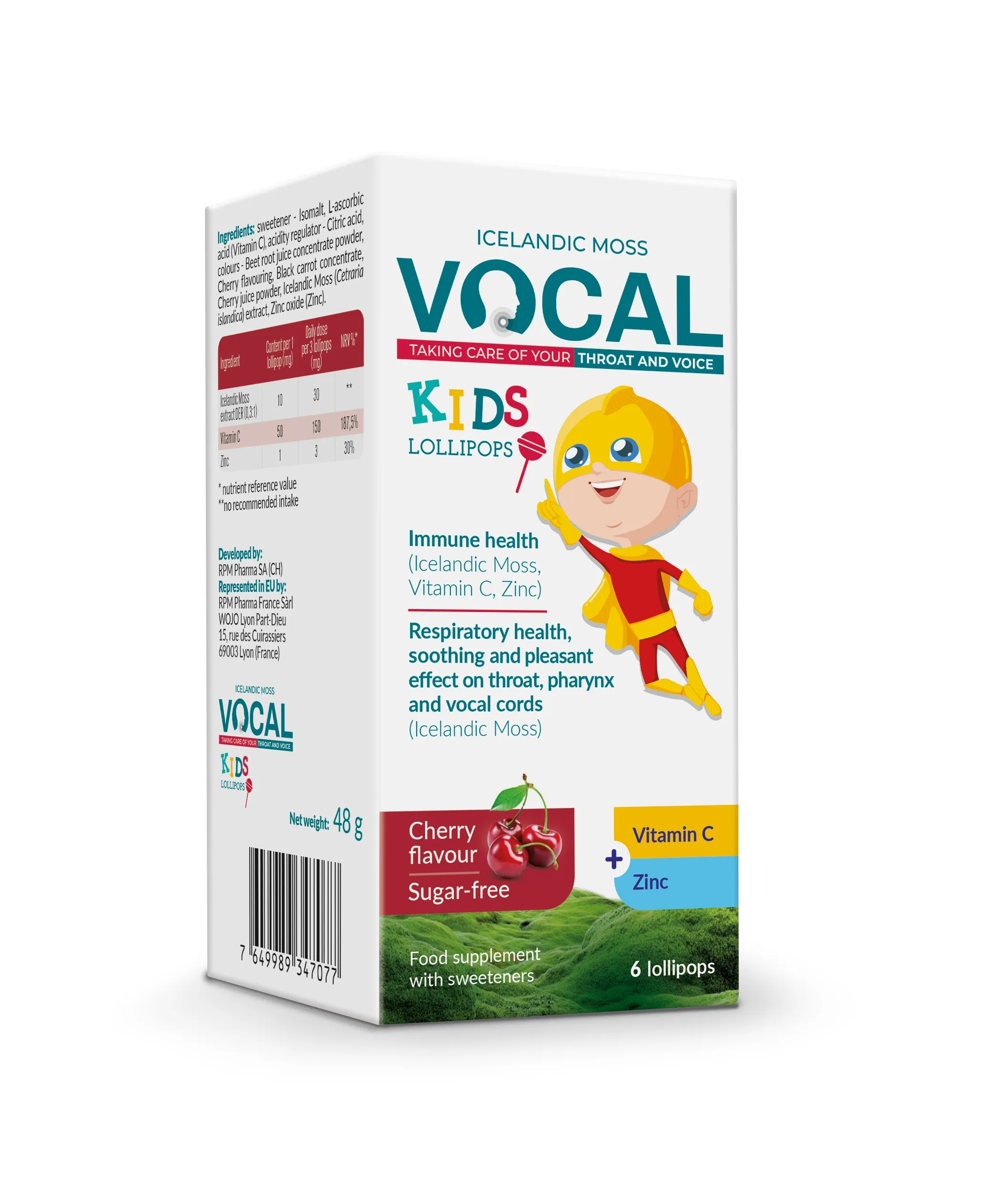 VOCAL KIDS PULGAKOMM KIRSIMAITSELINE N6 - Tootepilt 