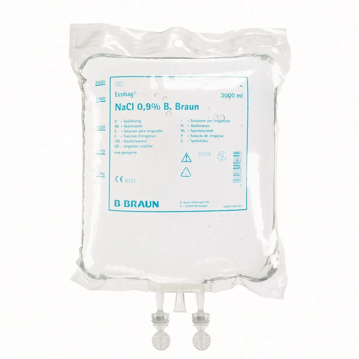 NATRII CHLORIDUM SOL 0,9% 3000ML N4 (LOPUTUSLAHUS) (B.B) - Tootepilt 