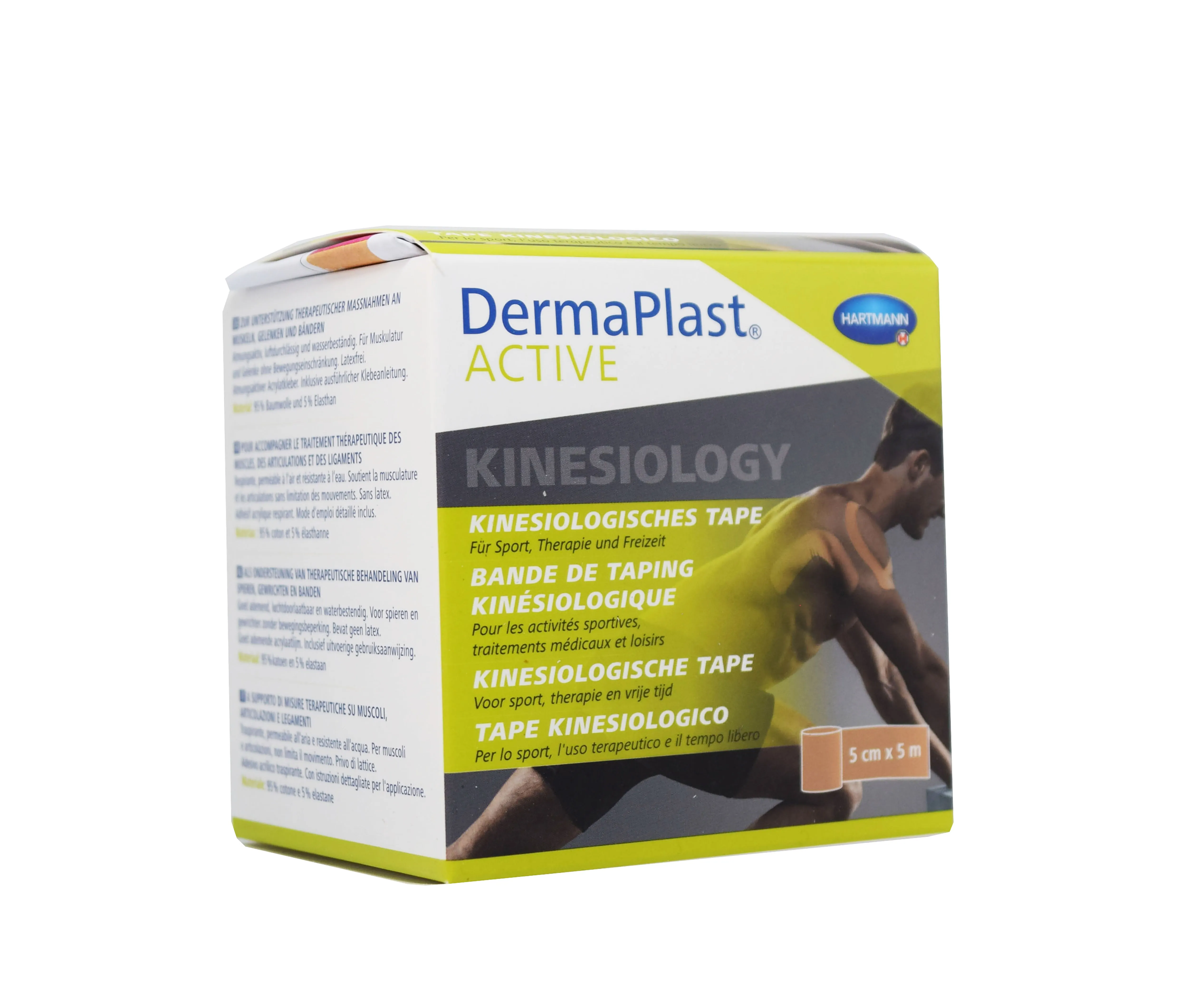 DERMAPLAST ACTIVE KINESIOTEIP 5CMX5M BEEZ - Tootepilt 