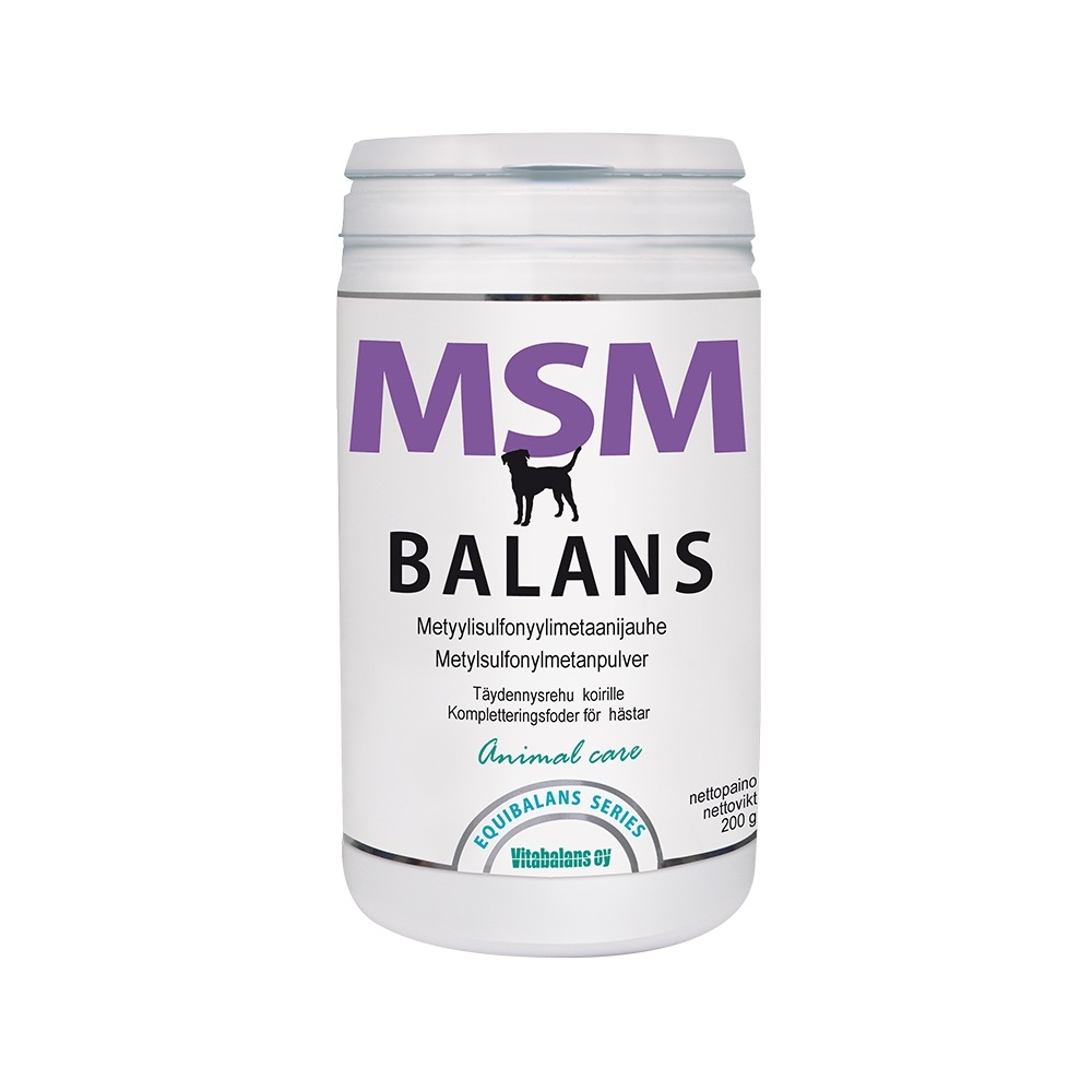 Vitabalans Probalans MSM-Balans toidulisand koertele 200 g - Tootepilt 