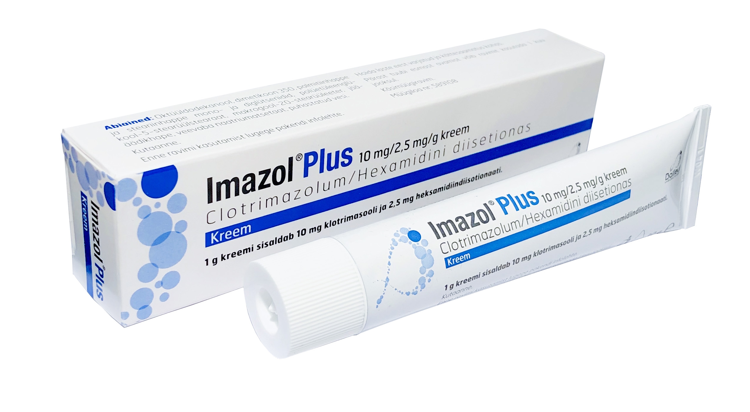 IMAZOL PLUS KREEM 10MG+2,5MG 30G - Tootepilt 