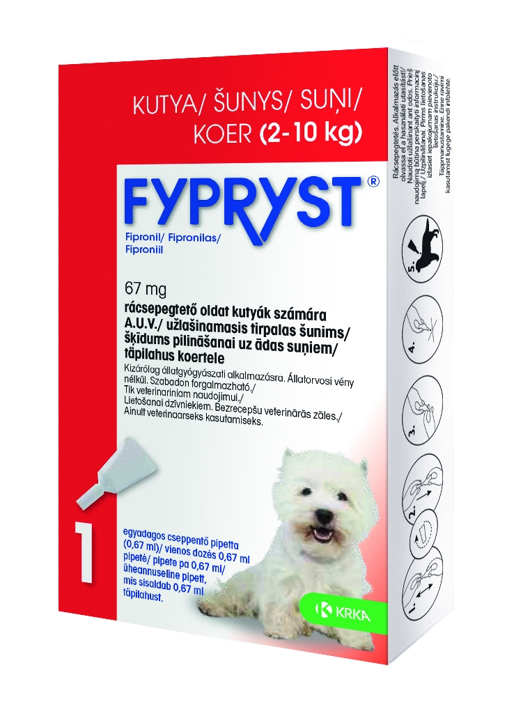 FYPRYST TÄPILAHUS 67MG/0,67ML 0,67ML N1 (2-10KG) - Tootepilt 