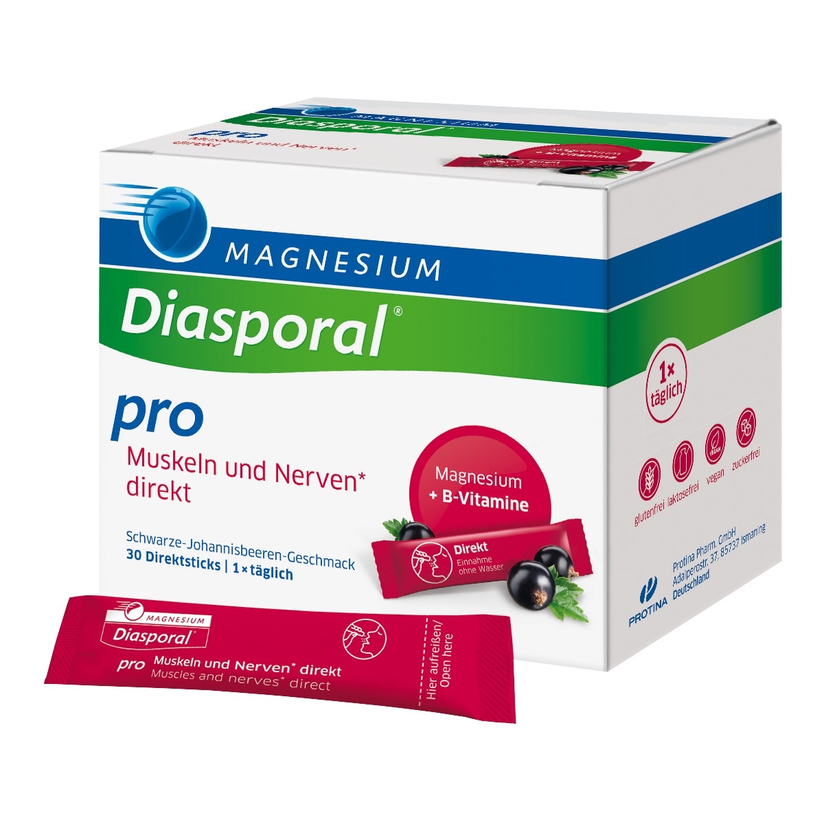 MAGNESIUM DIASPORAL PRO LIHASTELE, NÄRVIDELE DIREKT PLV N30 - Tootepilt 3