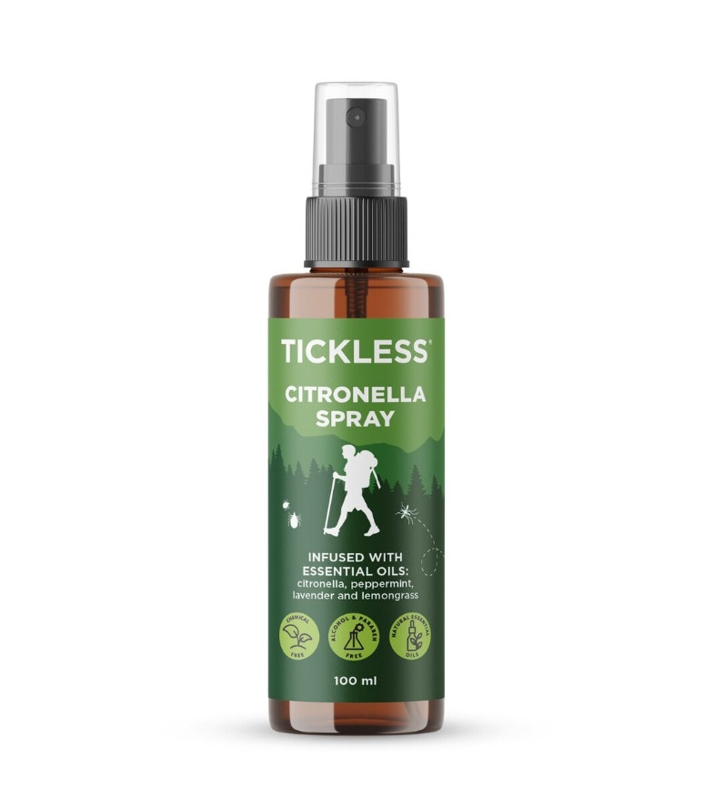 TICKLESS PUUGI- JA KIRBUVASTANE SPREI CITRONELLA INIMESTELE 100 ML - Tootepilt 
