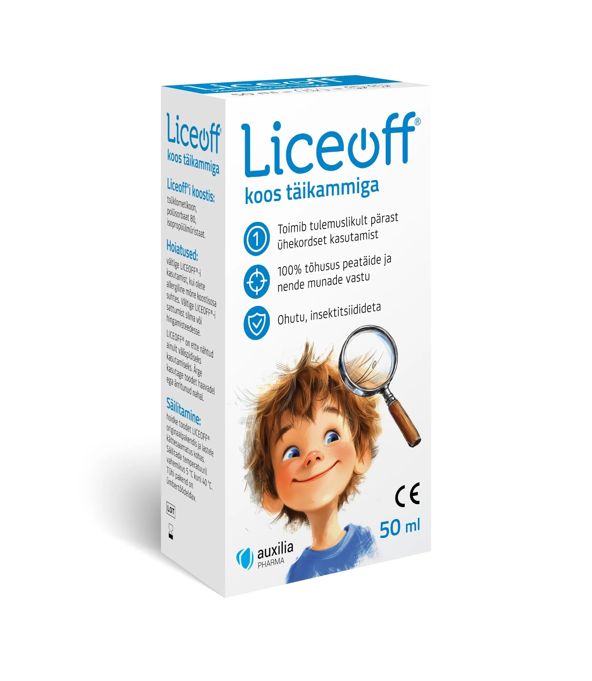 LICEOFF TÄIKAMMIGA 50ML - Tootepilt 