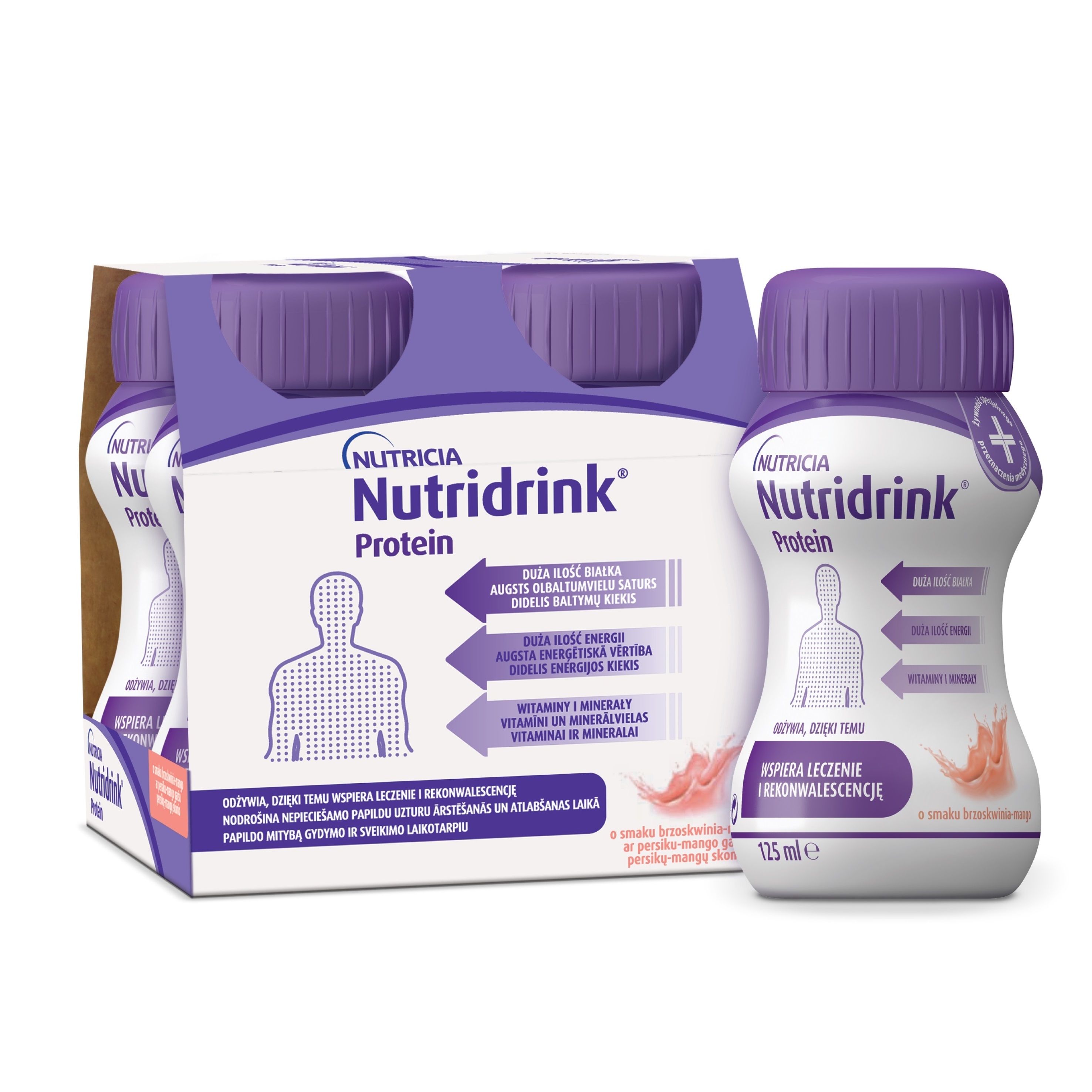 NUTRIDRINK COMPACT PROTEIN 125ML N4 VIRSIKU-MANGOMAITSELINE - Tootepilt 