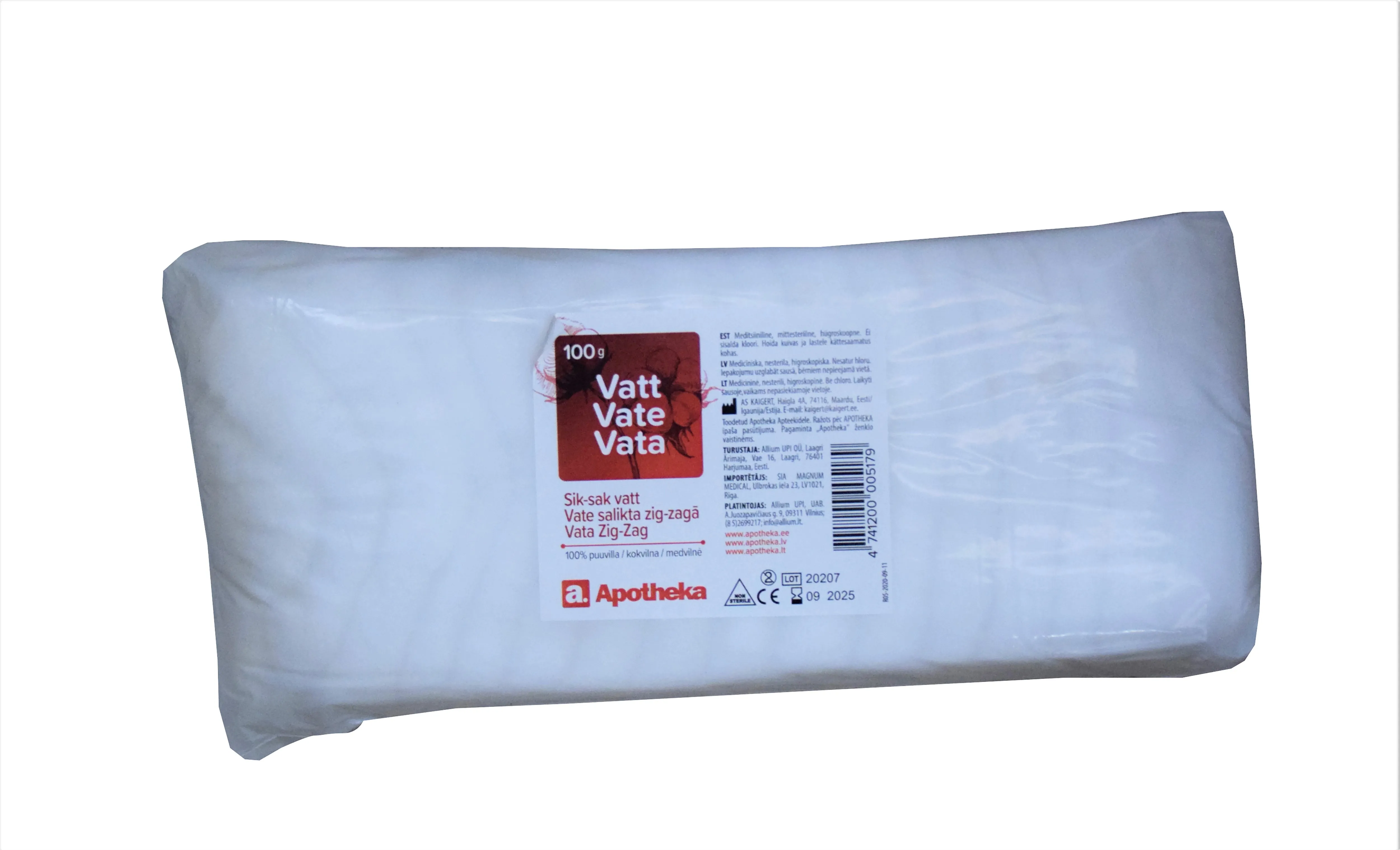 A. VATT (MITTESTERIILNE, SIKSAK) 100G - Tootepilt 2