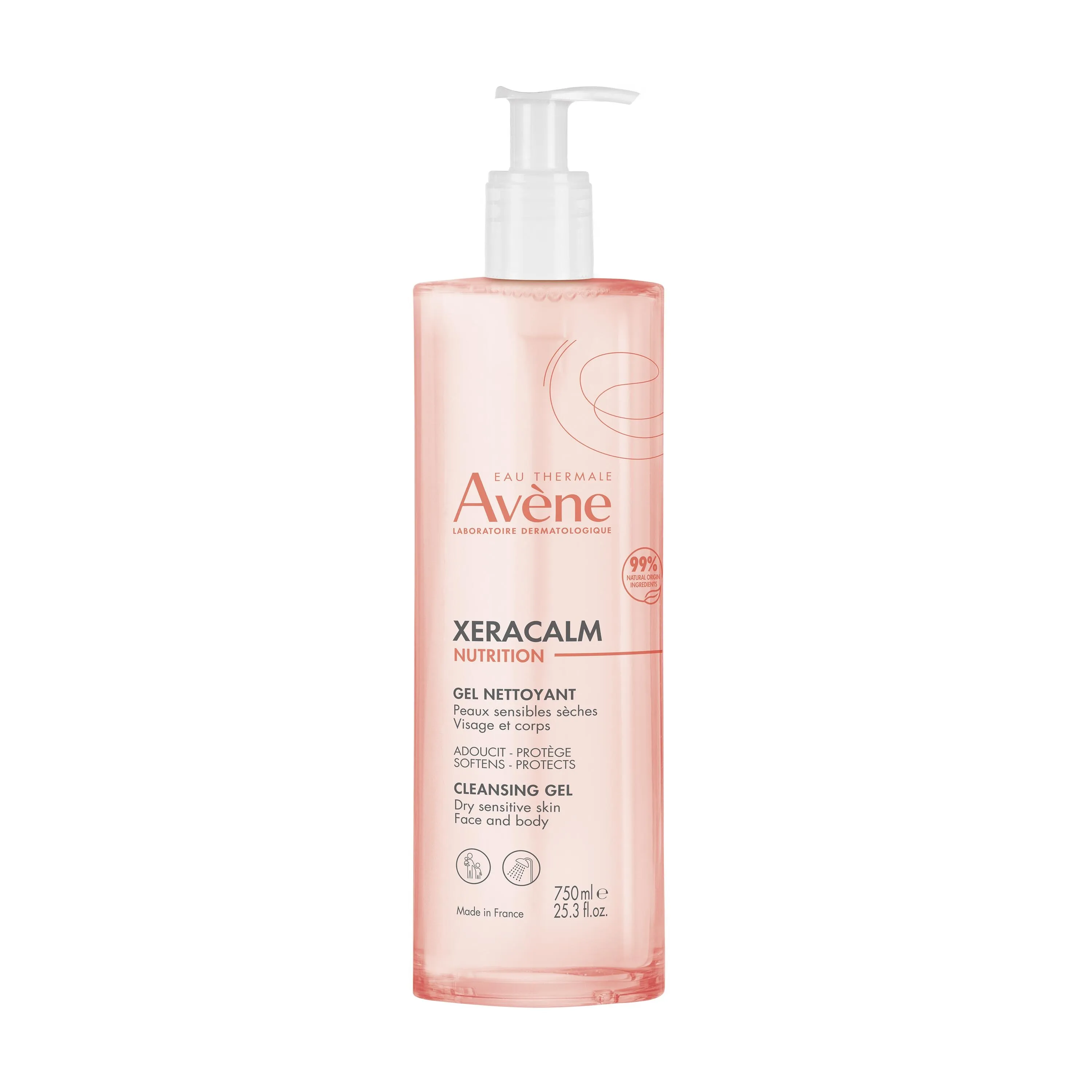 AVENE XERACALM NUTRITION PESEMISGEEL 750ML - Tootepilt 
