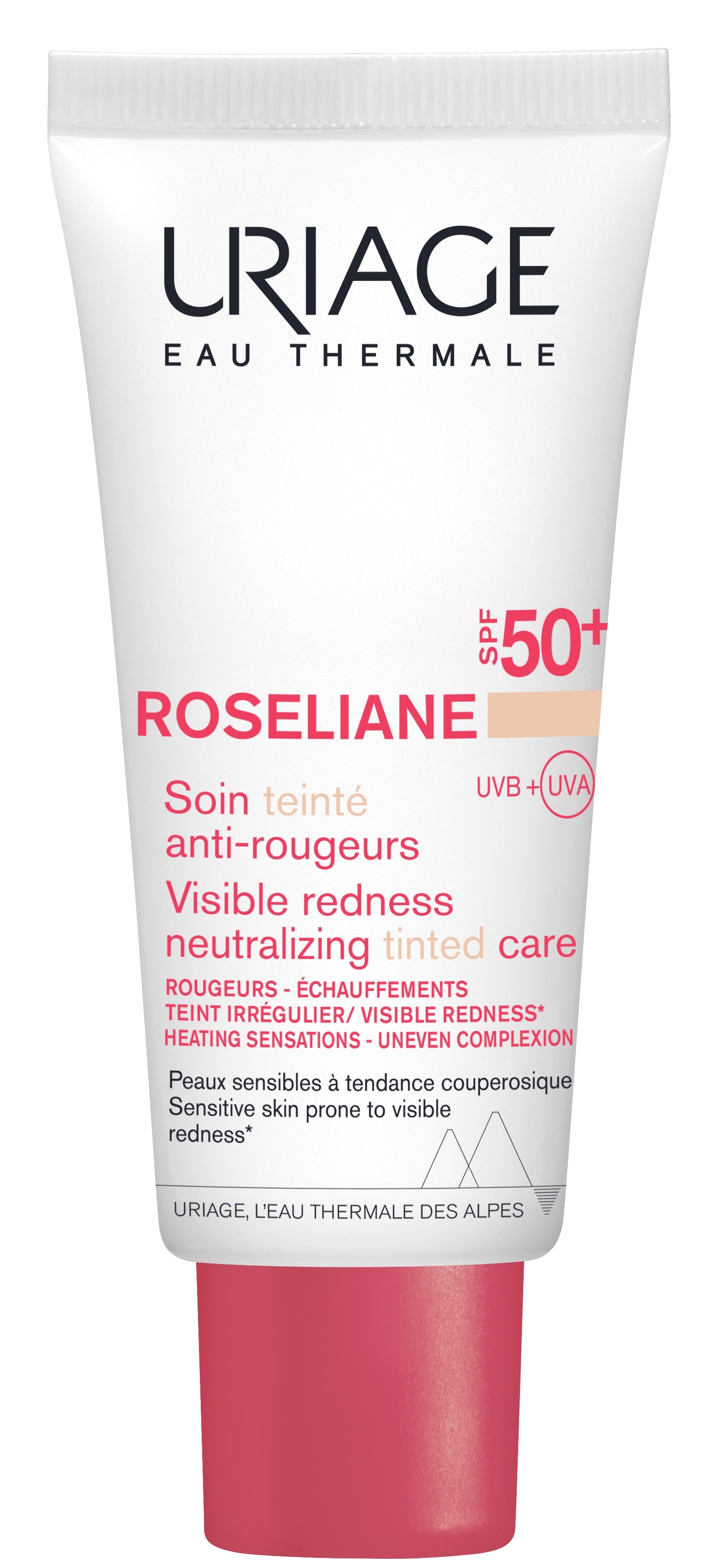 URIAGE ROSELIANE CC KREEM PUNETAV NAHK TOONIV SPF50+ 40ML - Tootepilt 