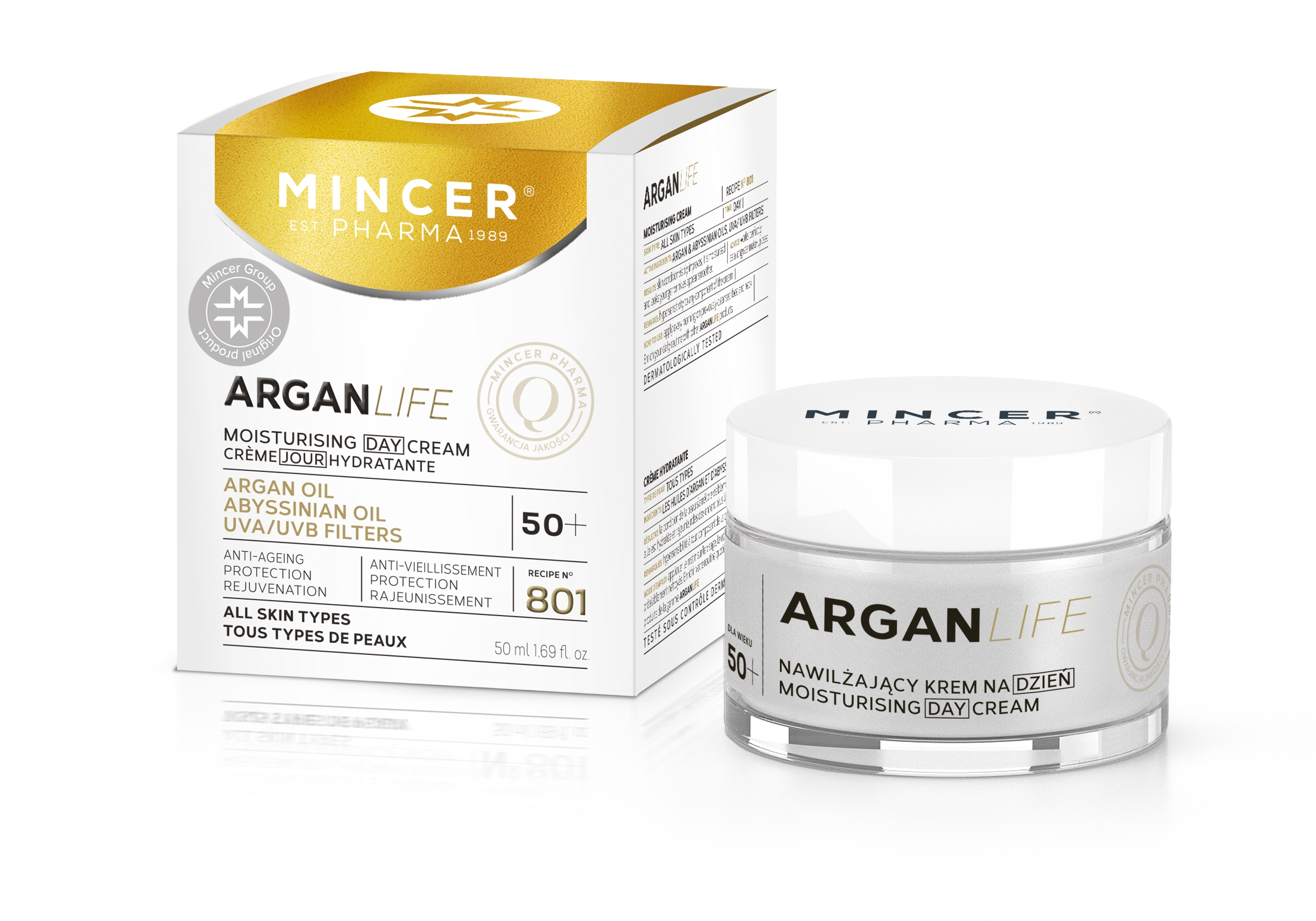 MINCER PHARMA ARGAN LIFE PÄEVAKREEM NIISUTAV 50ML - Tootepilt 3