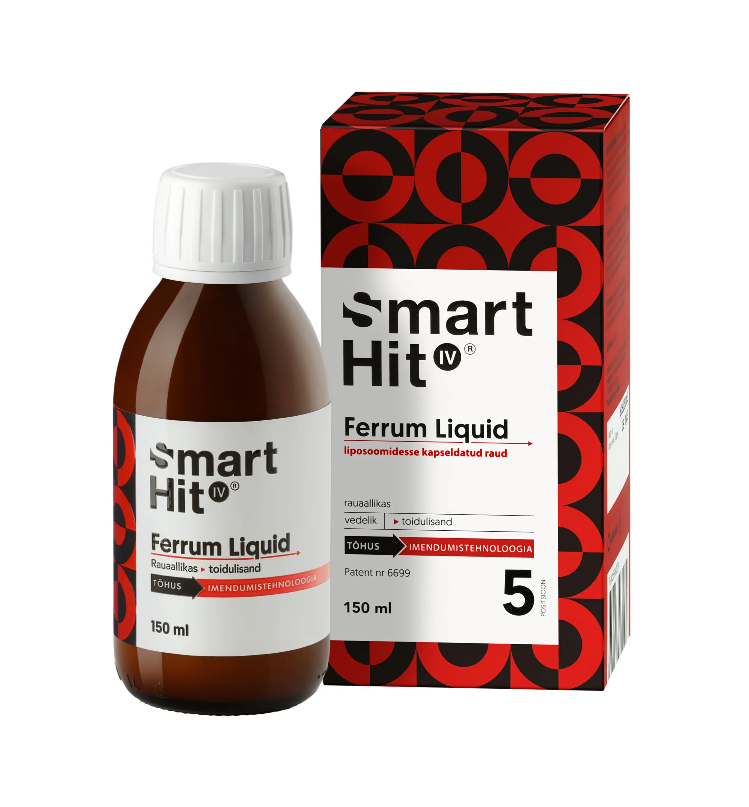 SMARTHIT IV FERRUM LIQUID LIPOSOOMNE 150ML - Tootepilt 