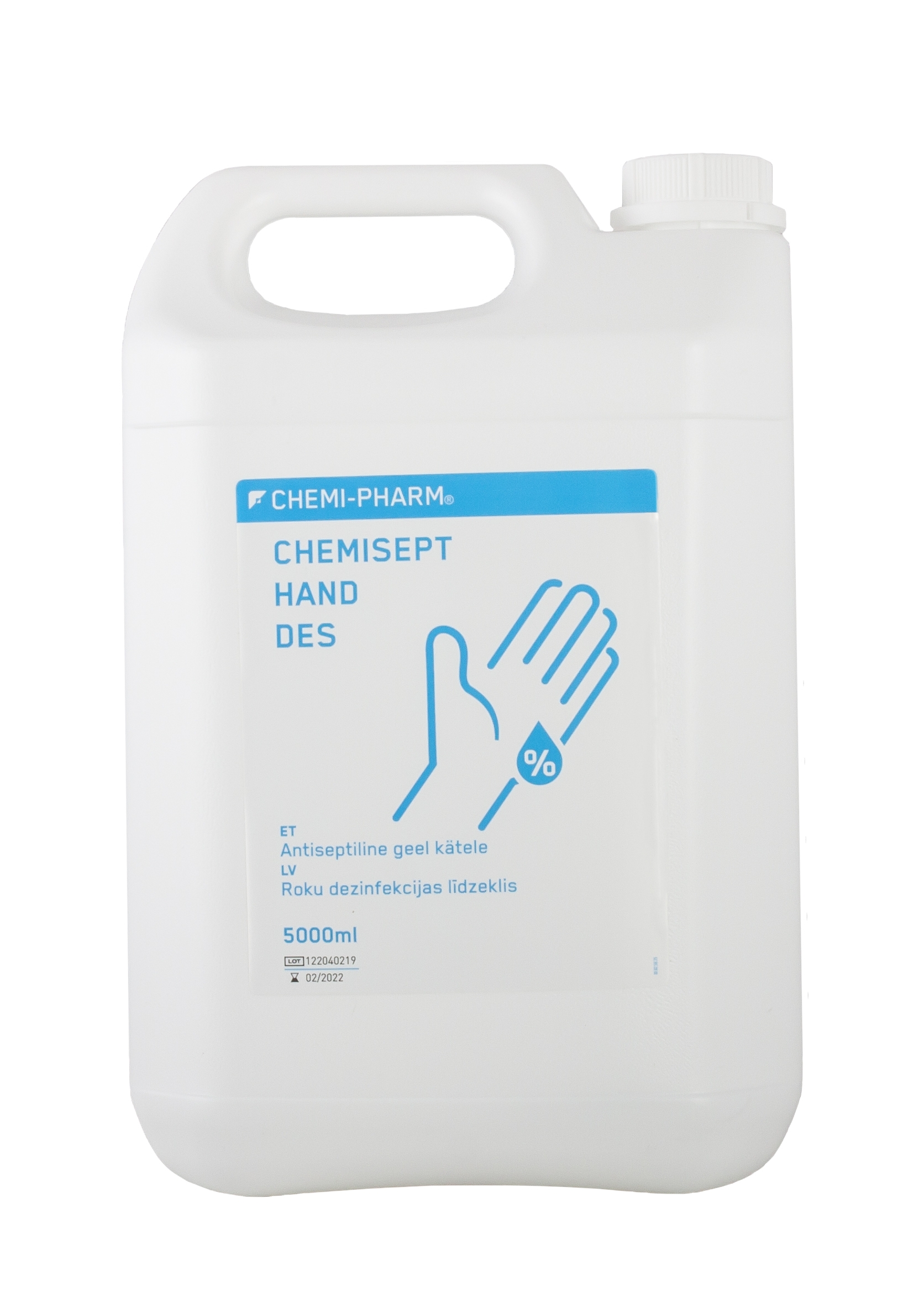 CHEMIPHARM CHEMISEPT HAND DES GEEL KÄTELE 5L - Tootepilt 