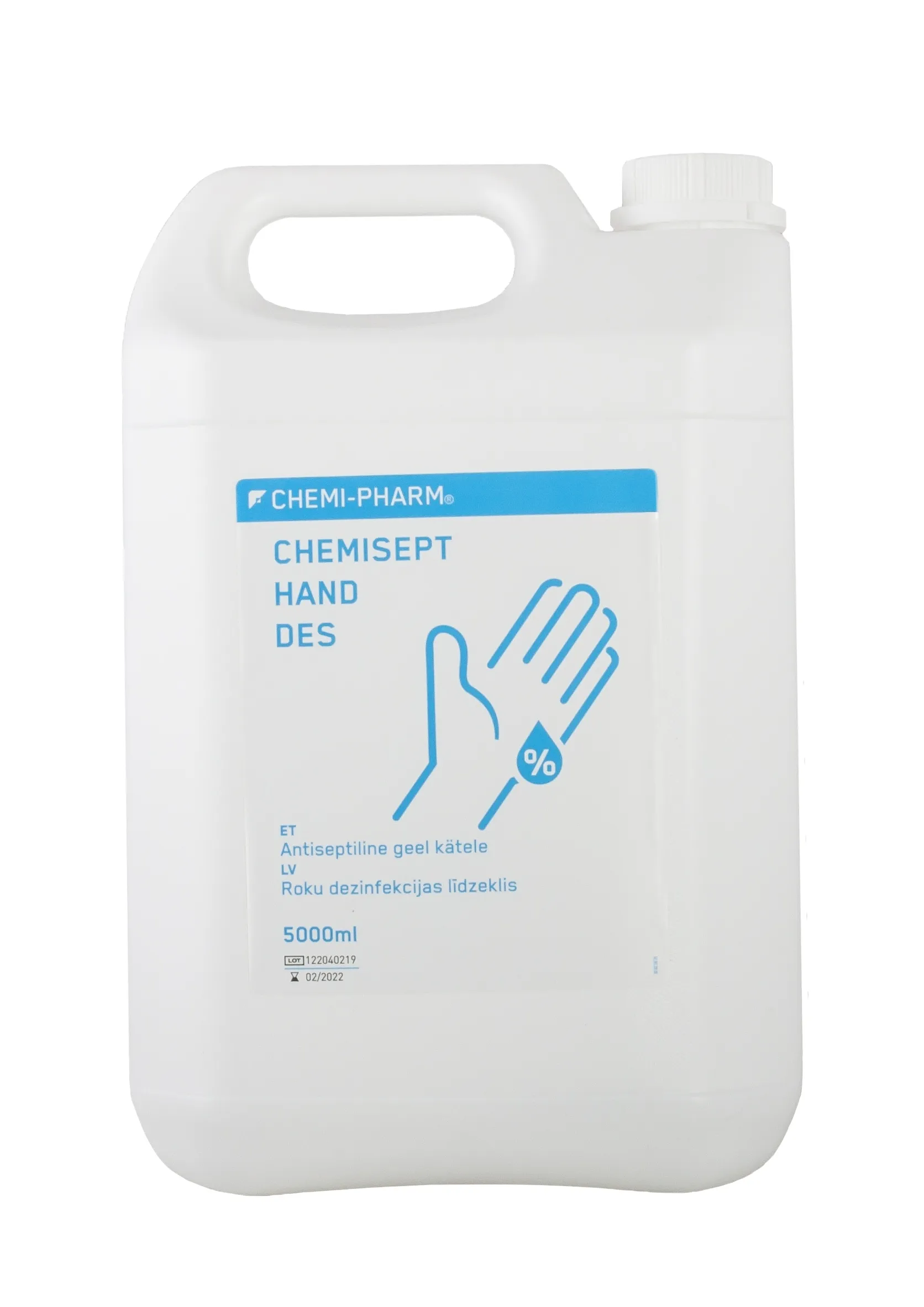 CHEMIPHARM CHEMISEPT HAND DES GEEL KÄTELE 5L - Tootepilt 