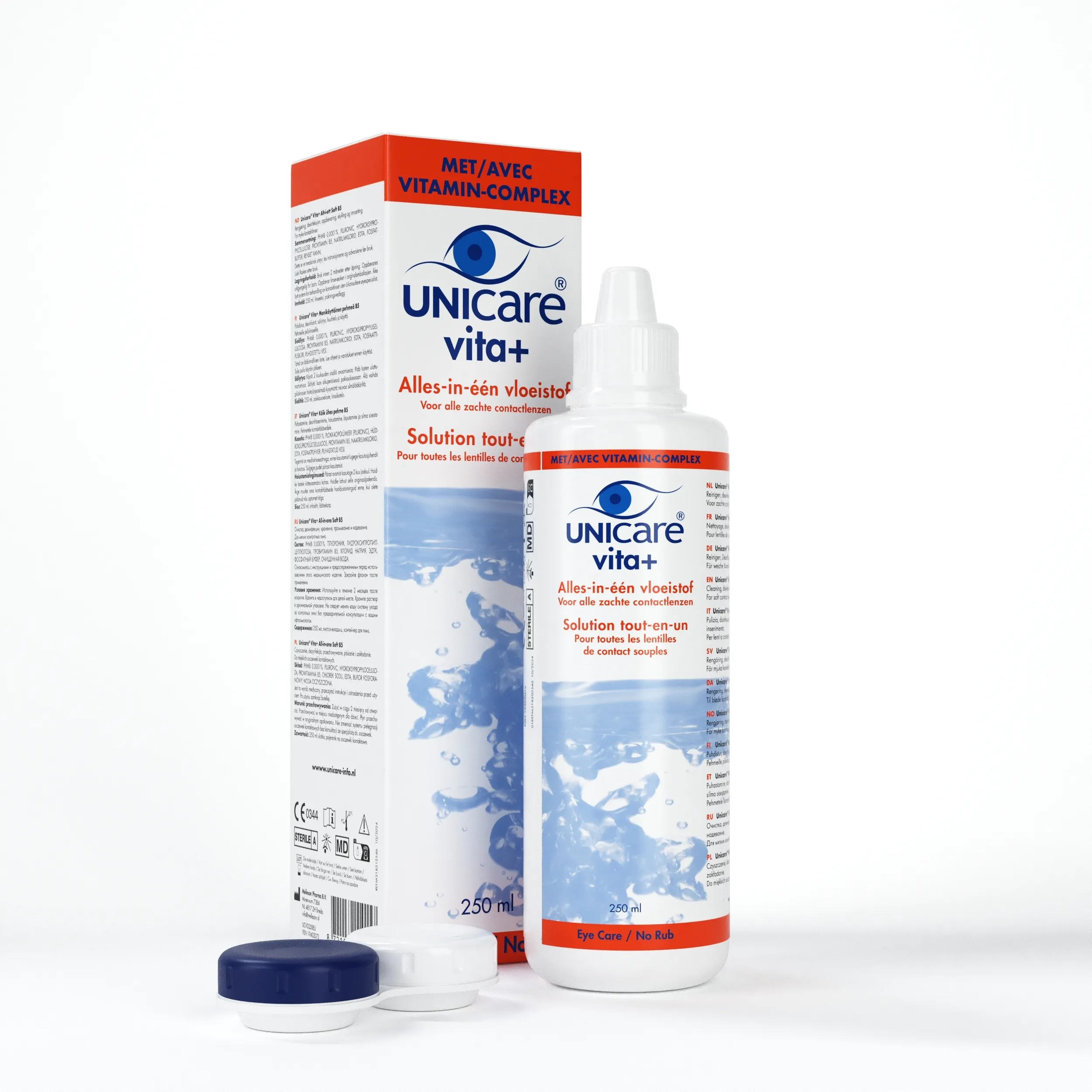 UNICARE VITA PLUS ALL IN ONE 250ML (KONTAKTLÄÄTSEDE DES. LAH) UUS - Tootepilt 