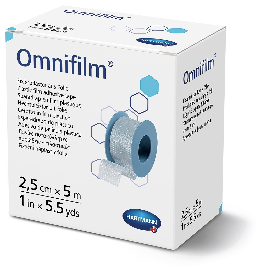 OMNIFILM RULLPLAASTER LÄBIPAISTEV 2,5CMX5M - Tootepilt 