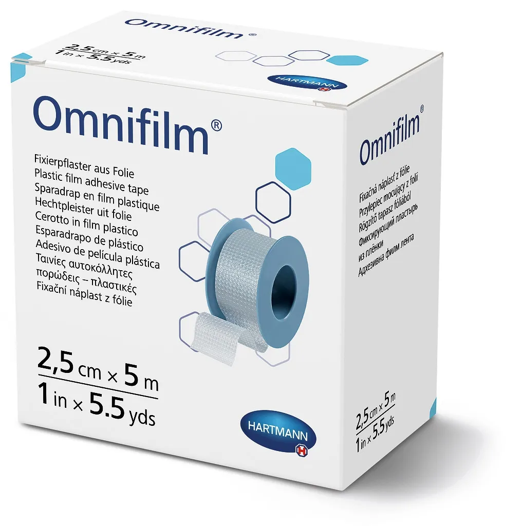 OMNIFILM RULLPLAASTER LÄBIPAISTEV 2,5CMX5M - Tootepilt 