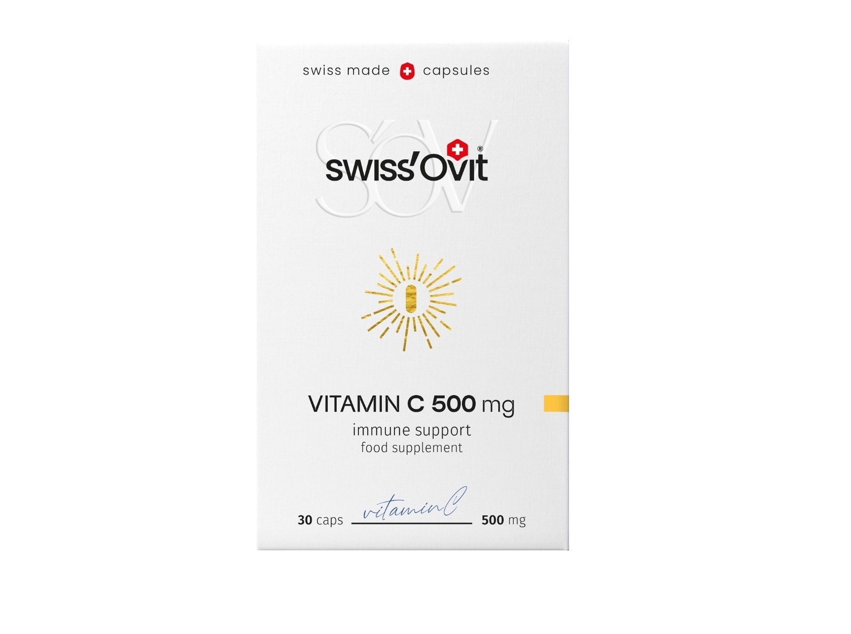 SWISSOVIT VITAMIIN C KAPSLID 500MG N30 - Tootepilt 