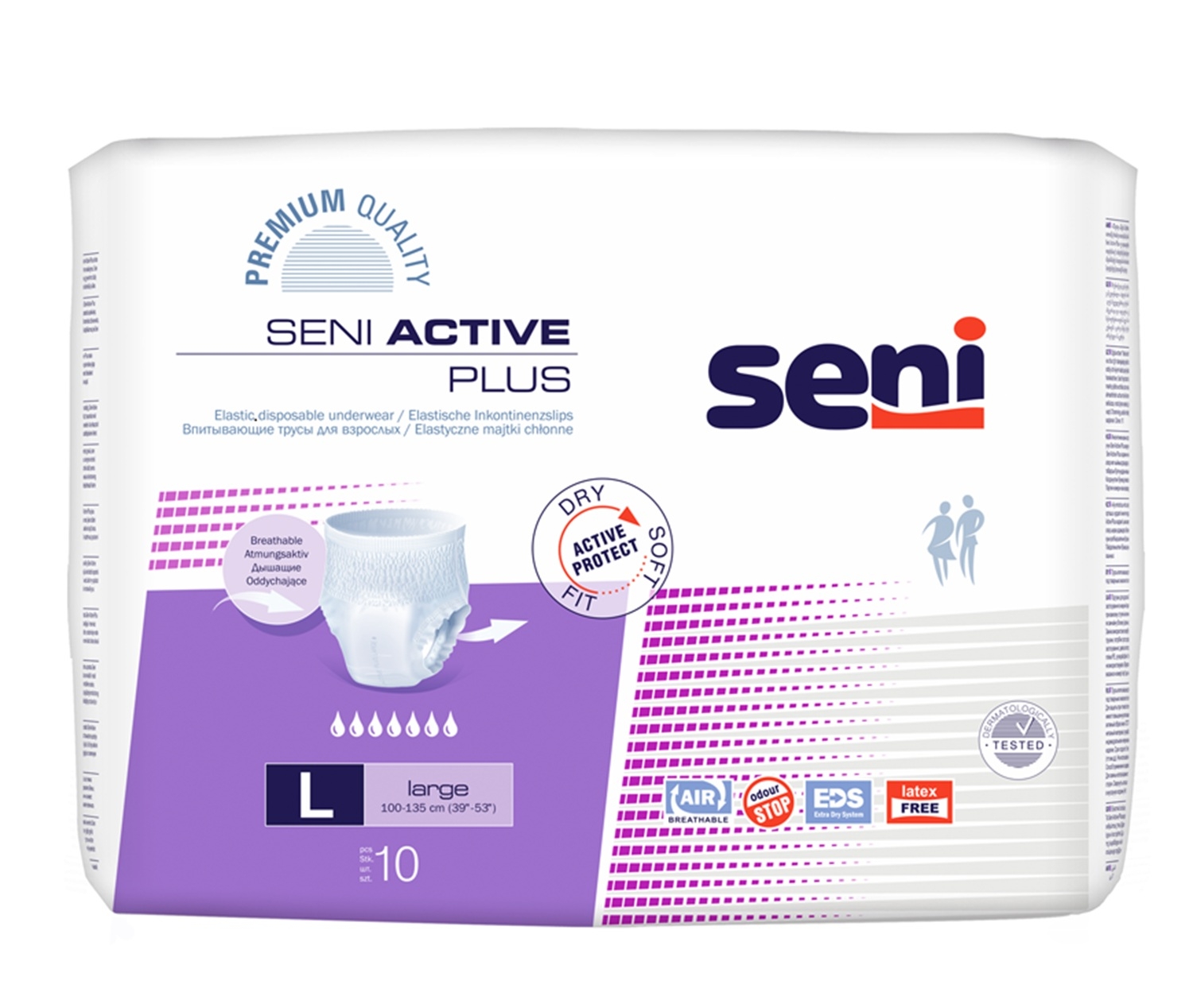 SENI ACTIVE PLUS IMAVAD PÜKSID L 2000ML N10 - Tootepilt 
