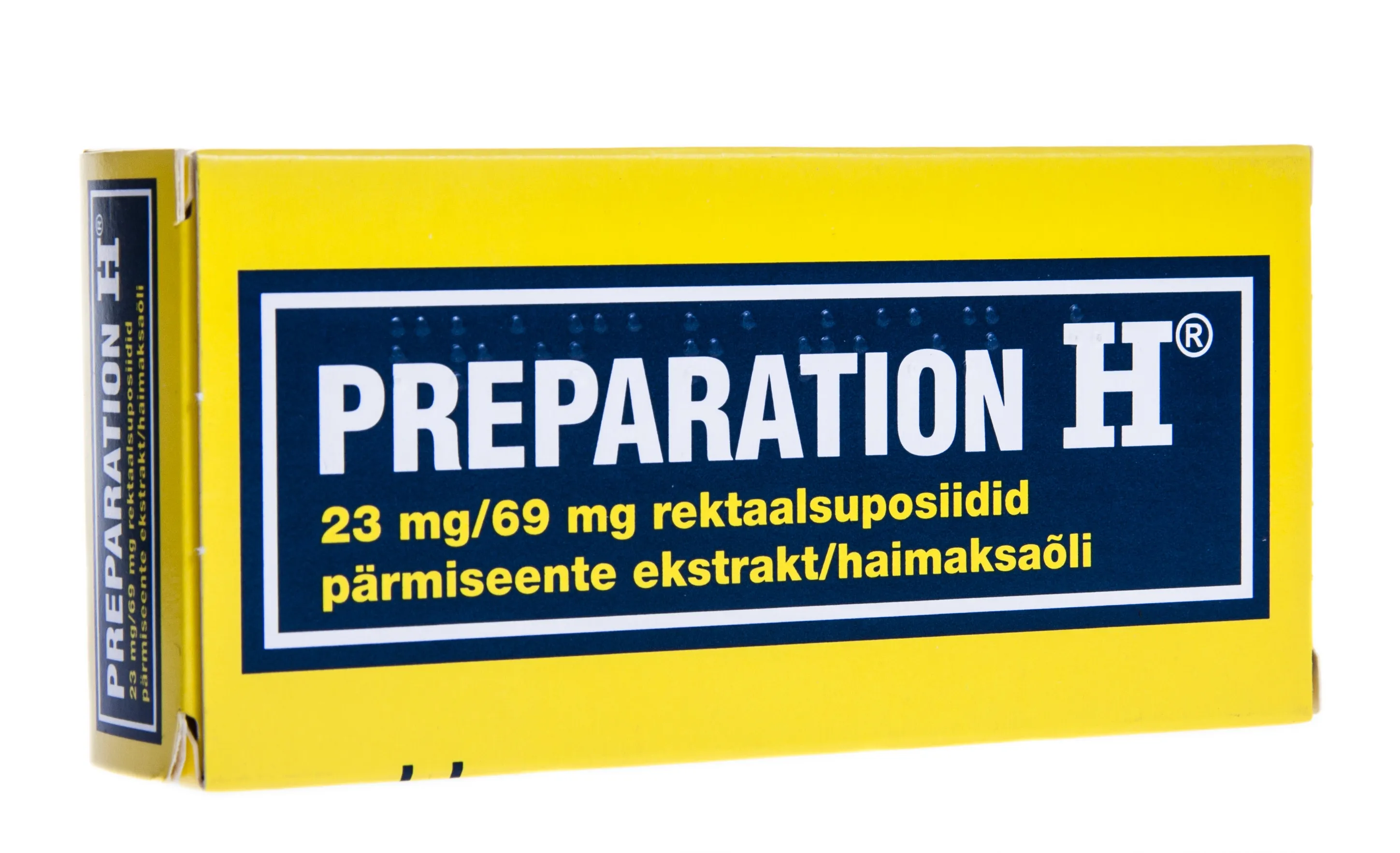 PREPARATION H REKTAALSUPOSIIT 23MG+69MG N12 - Tootepilt 