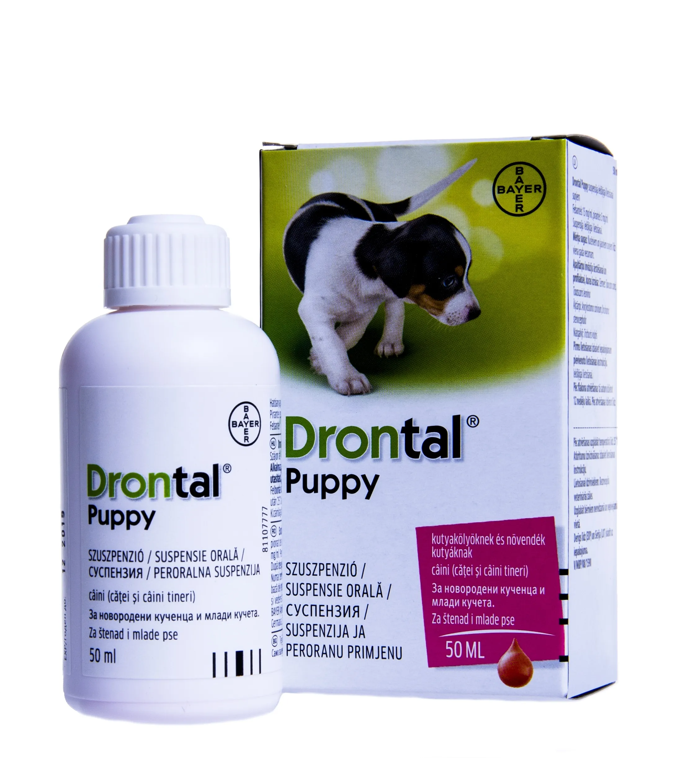 DRONTAL PUPPY SUUK. SUSP 15MG+5MG/1ML 50ML N1 - Tootepilt 