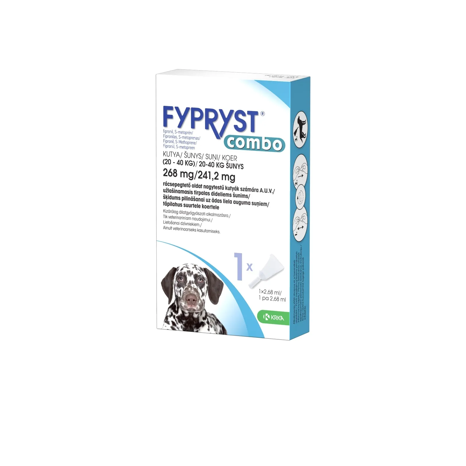 FYPRYST COMBO TÄPILAHUS 268+241,2MG/2,68ML N1 (20-40KG) - Tootepilt 