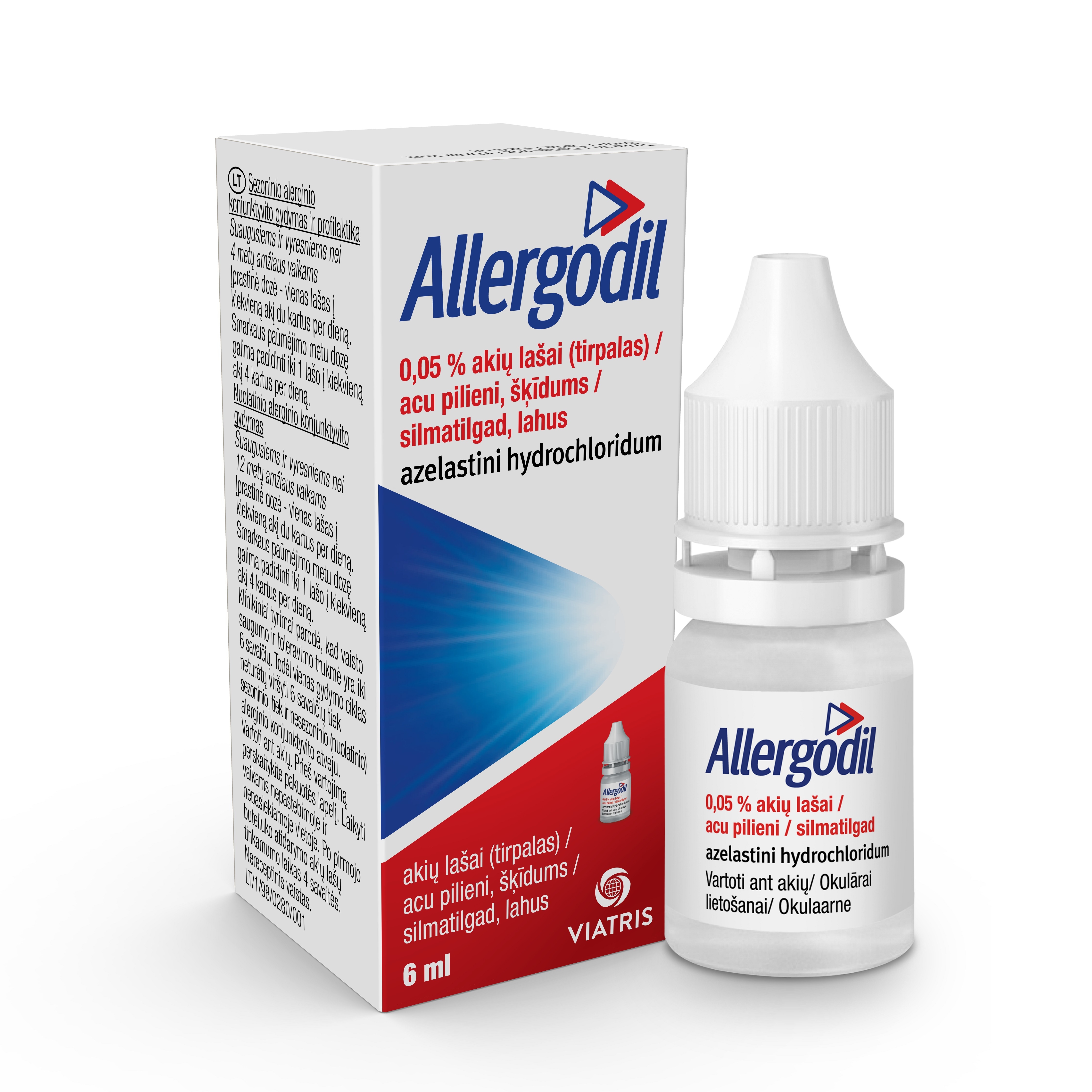ALLERGODIL SILMATILGAD 0,5MG/ML 6ML - Tootepilt 