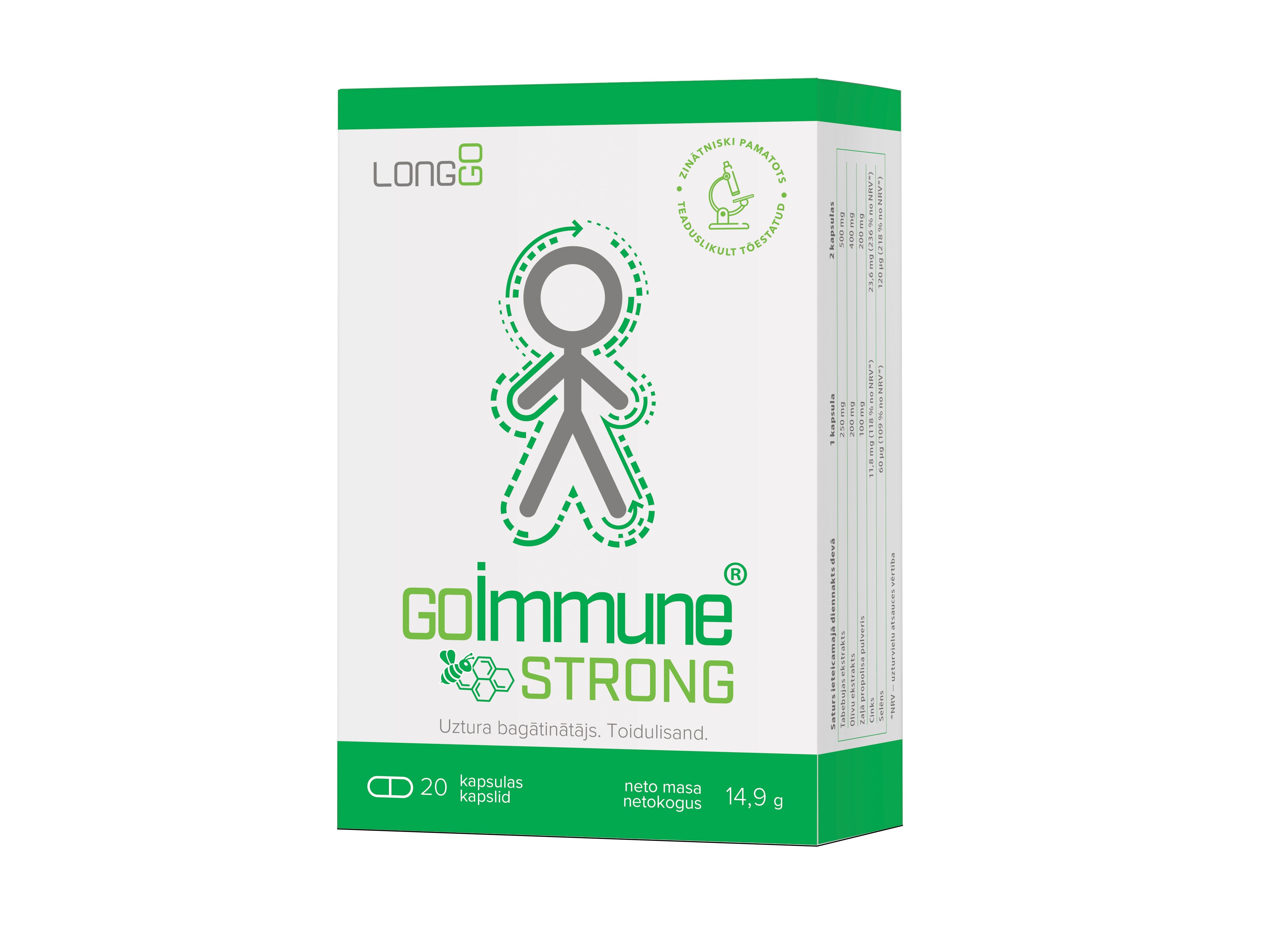 GOIMMUNE STRONG KAPSLID N20 - Tootepilt 