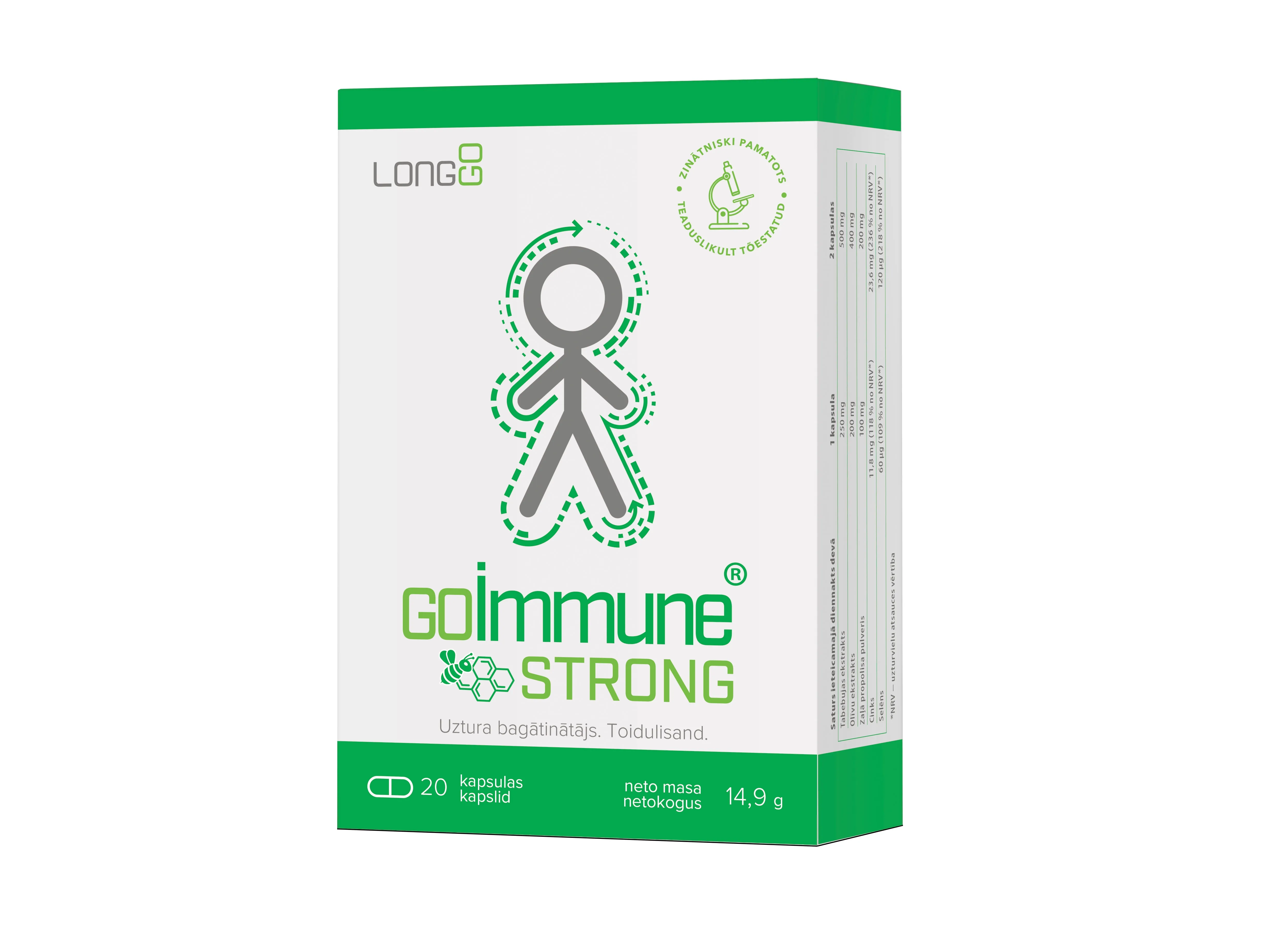 GOIMMUNE STRONG KAPSLID N20 - Tootepilt 