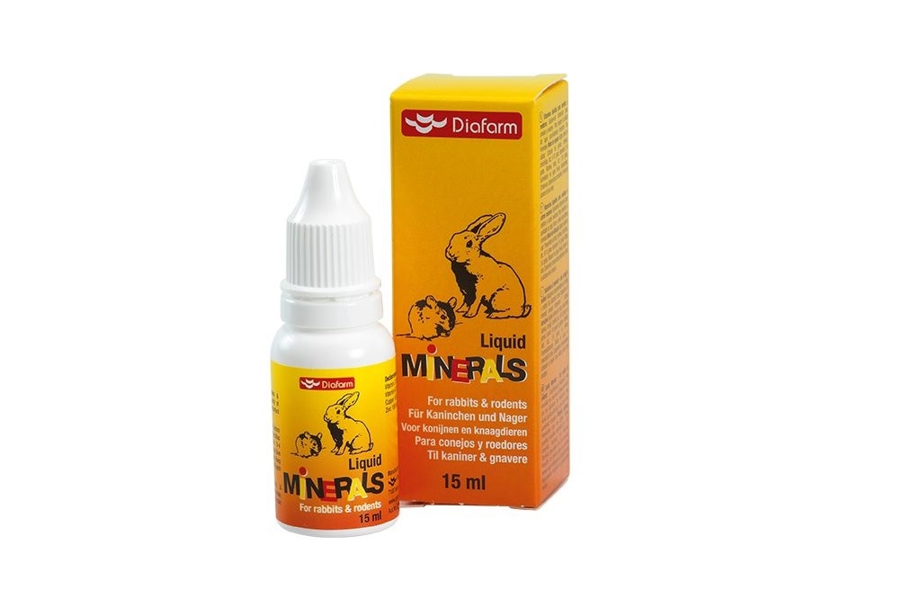 Diafarm Liquid näriliste ja küülikute mineraal 15 ml - Tootepilt 