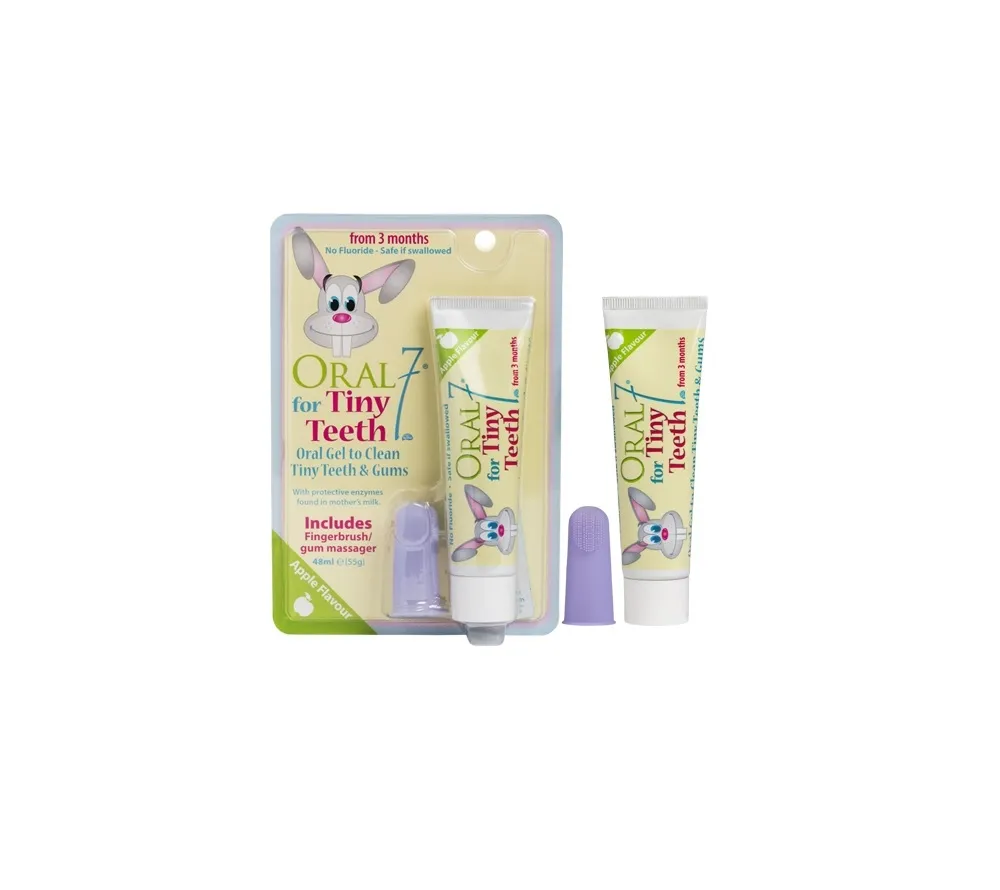 ORAL 7 KOMPLEKT VÄIKELASTELE (HAMBAPASTA+NÄPUHARI) 48ML - Tootepilt 