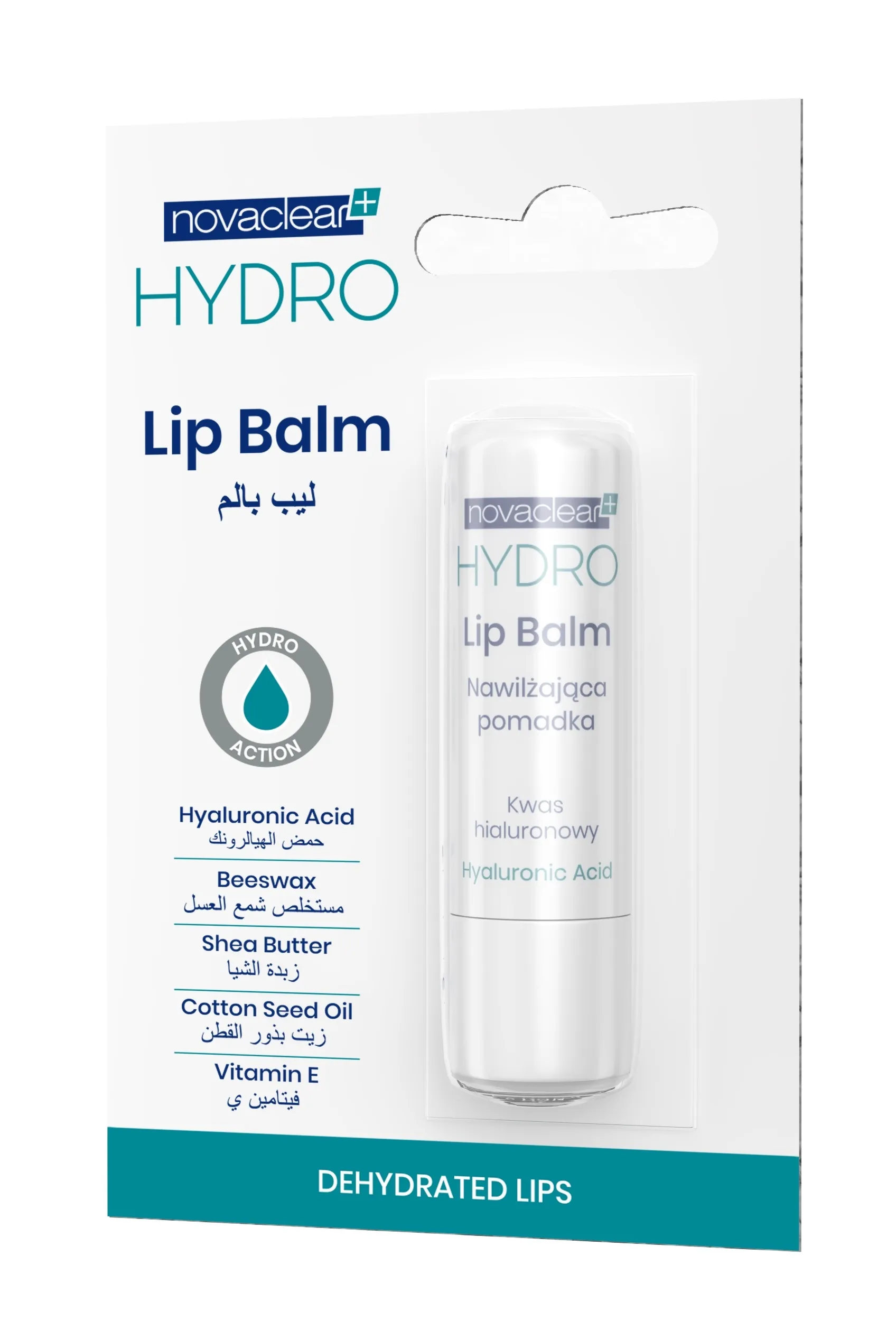 NOVACLEAR HYDRO HUULEPALSAM NIISUTAV 4,9G - Tootepilt 