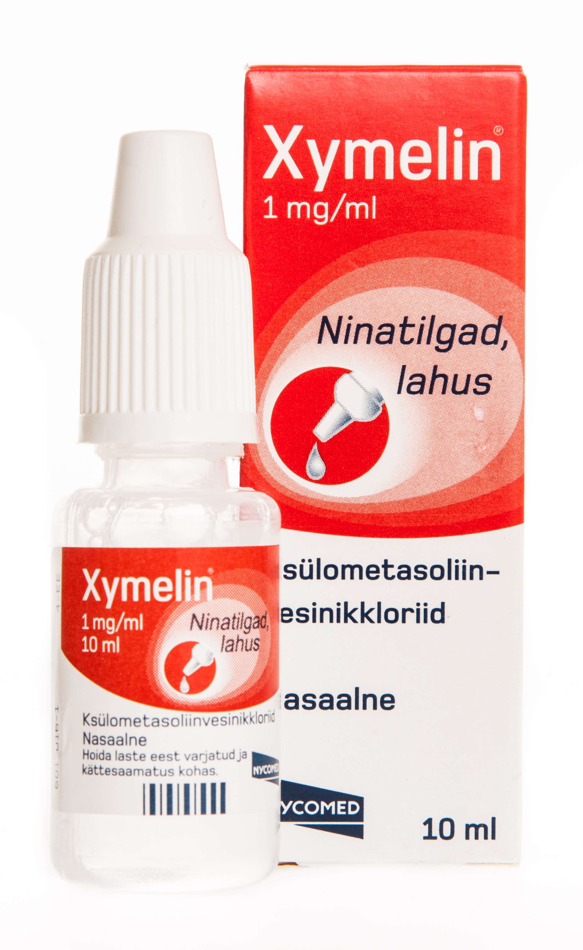 XYMELIN NINATILGAD 1MG/ML 10ML - Tootepilt 
