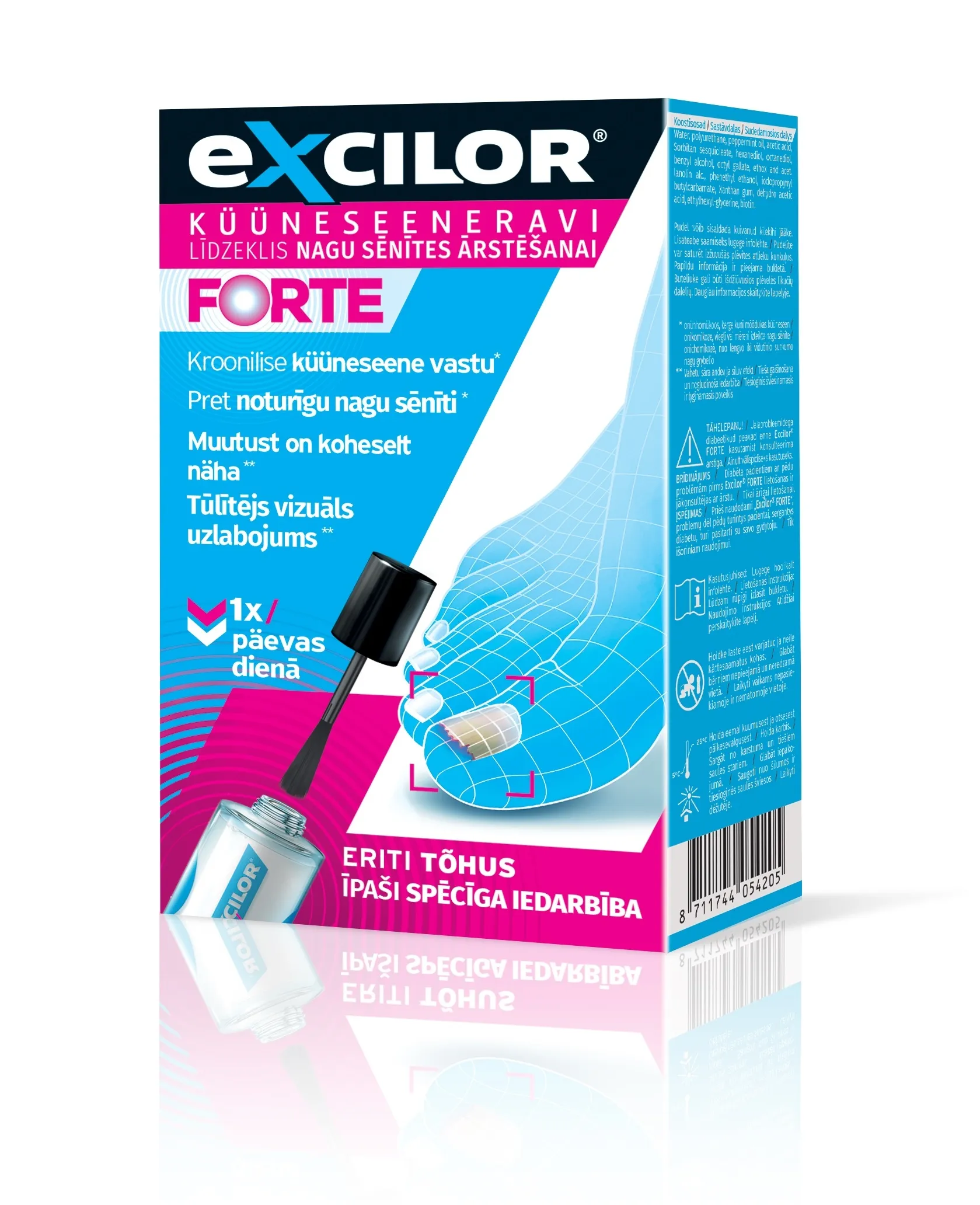 EXCILOR FORTE KÜÜNESEENE RAVIVAHEND 30ML - Tootepilt 