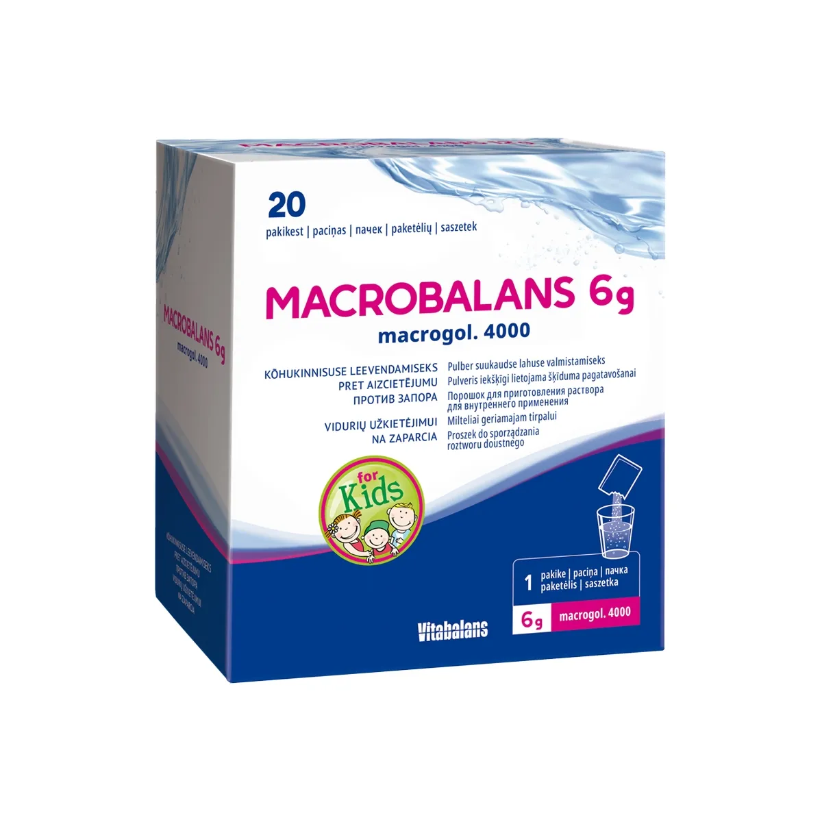 MACROBALANS SUUKAUDNE LAHUSE PULBER LASTELE 6G N20 - Tootepilt 