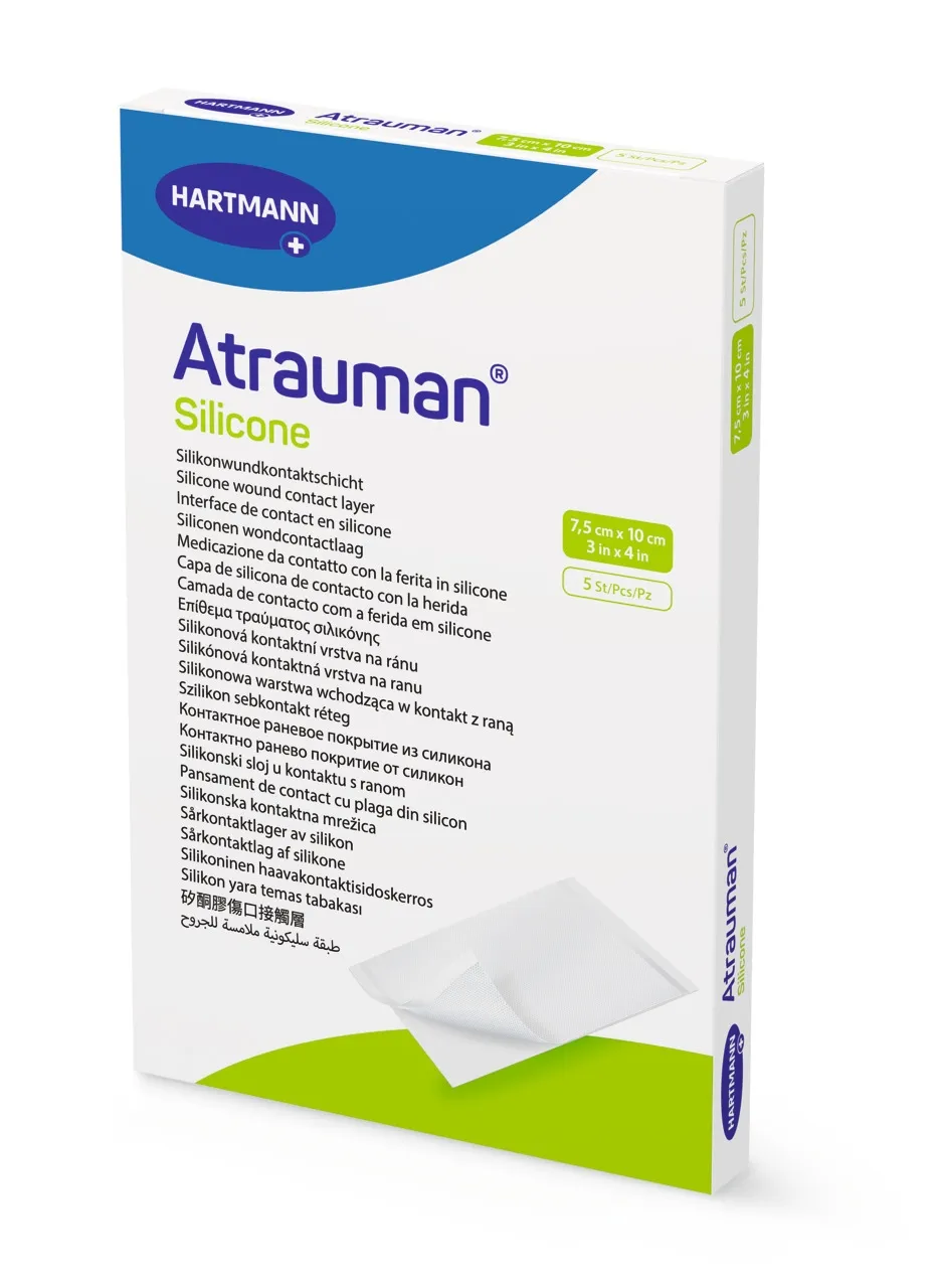 ATRAUMAN SILICONE HAAVAVÕRK SILIKOONIGA 7,5X10CM N5 - Tootepilt 