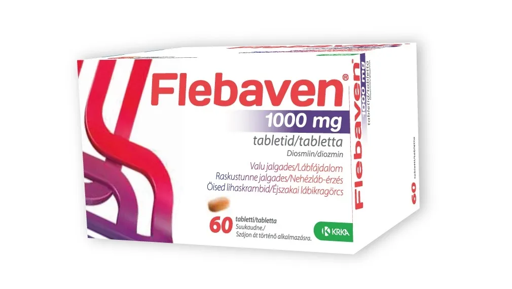 FLEBAVEN TBL 1000MG N60 - Tootepilt 